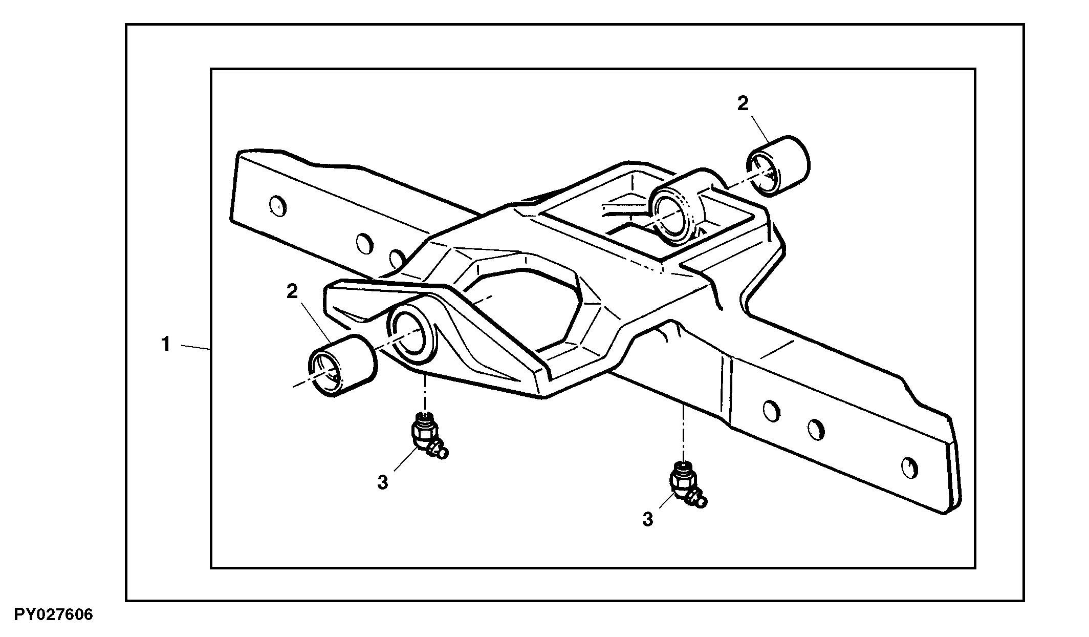 FRONT AXLE CENTER ( - 647868)