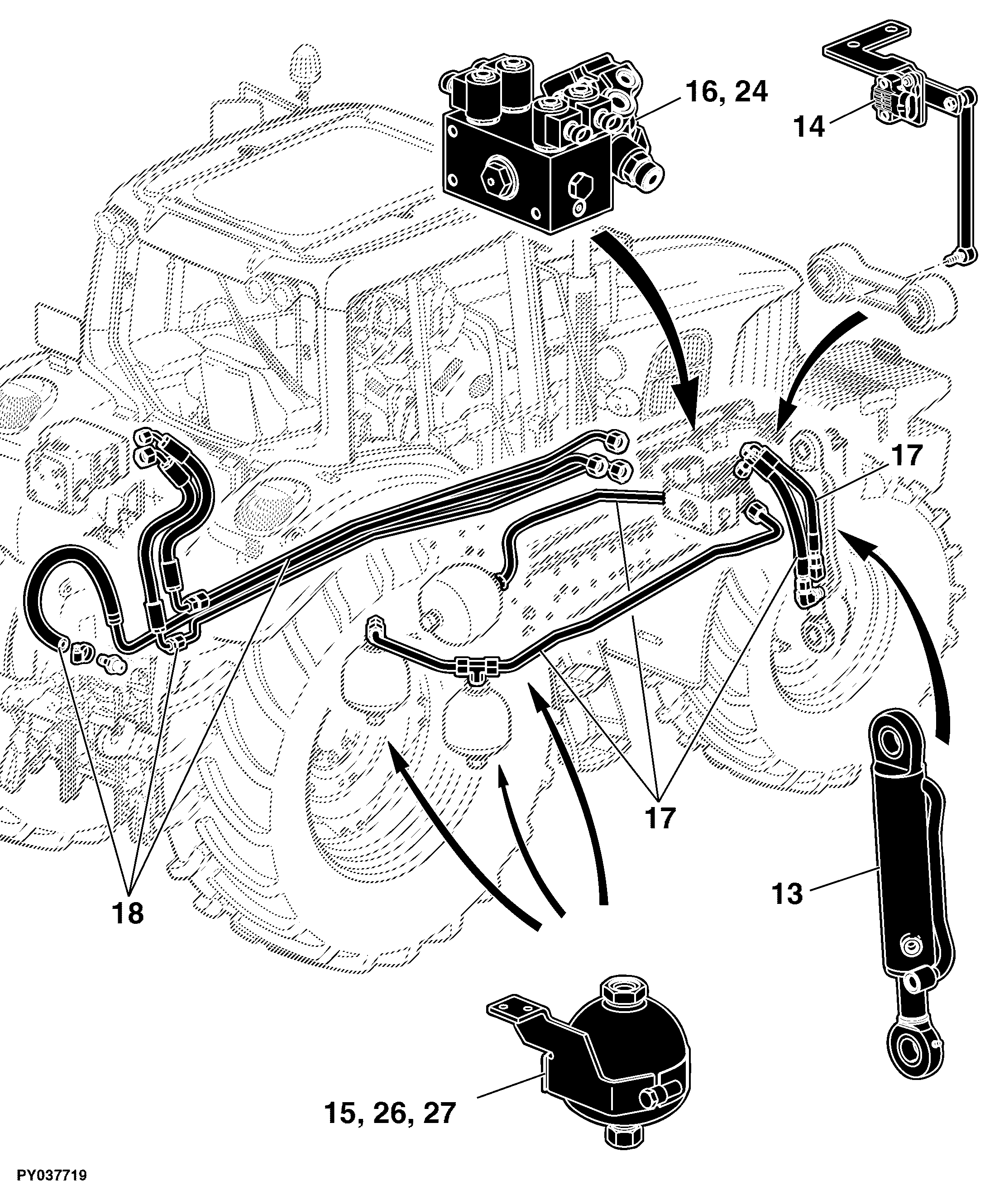 81 MFWD Front Axle Accessories and 2WD Front Axles