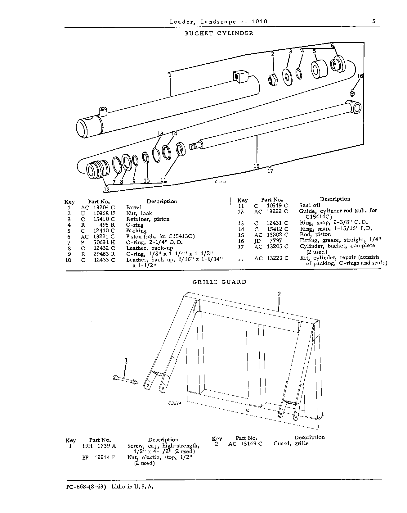 CYLINDER Bucket