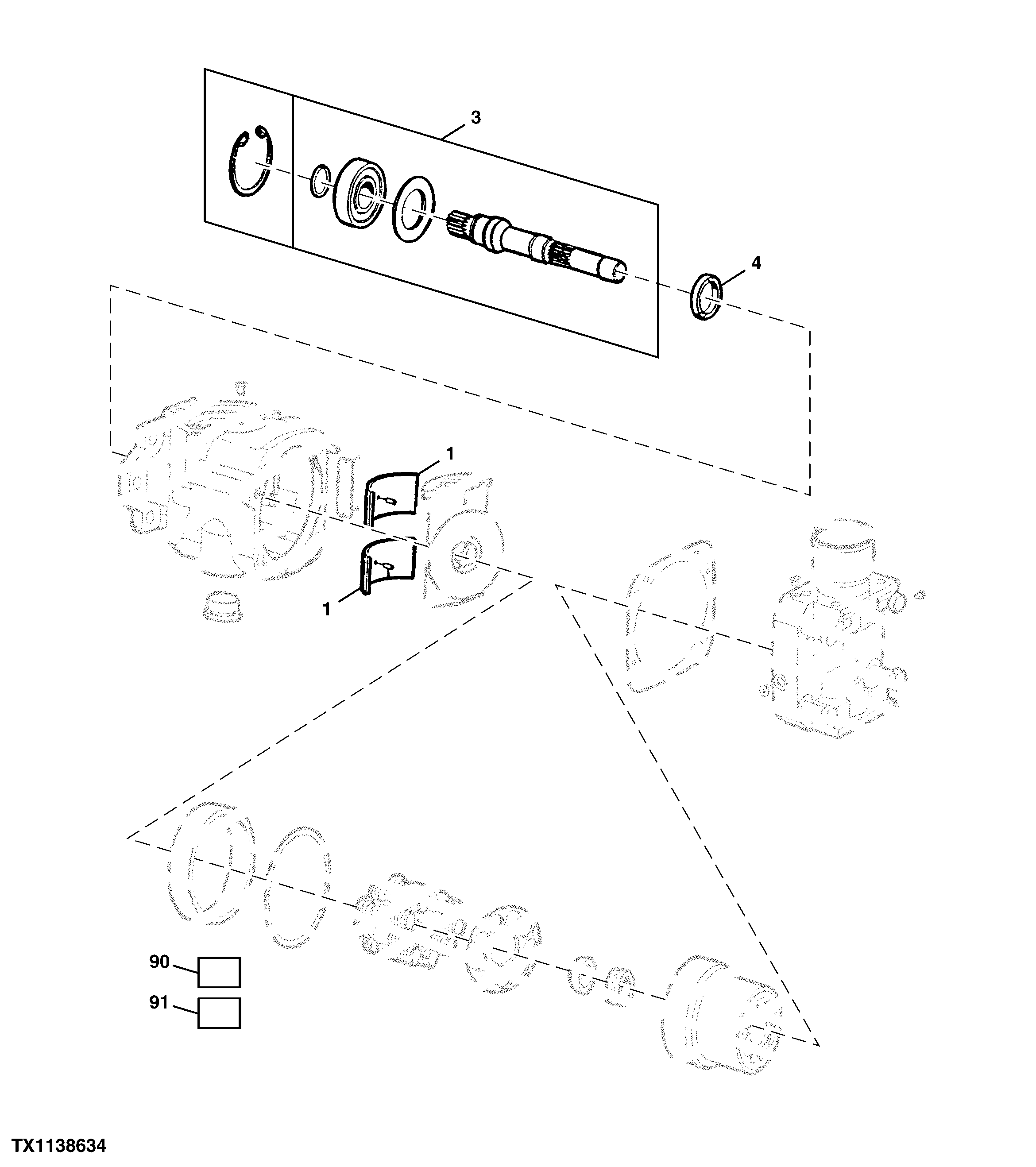STEERING AND LOADER HYDRAULIC PUMP REPAIR KITS