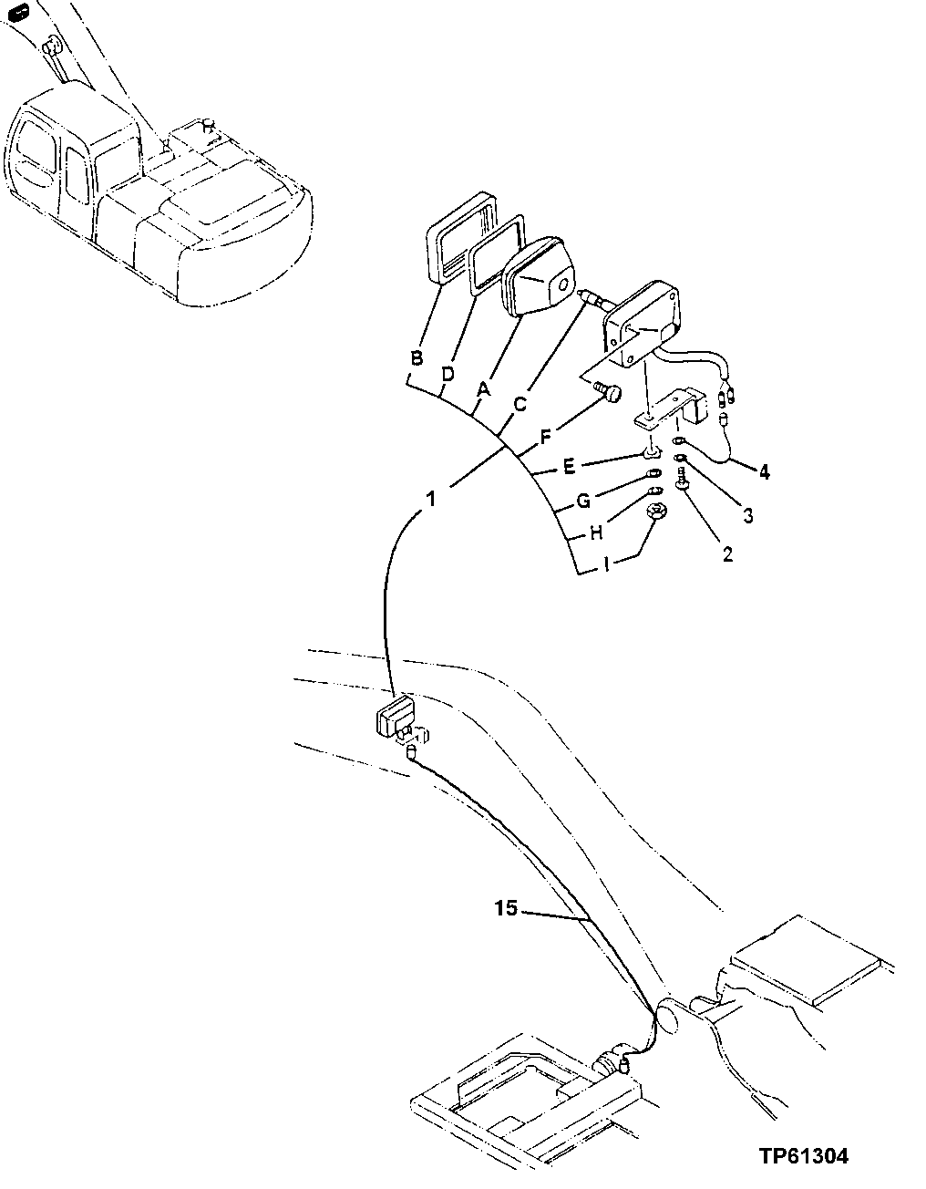 Wiring Harness, Headlights Or Worklights, Front