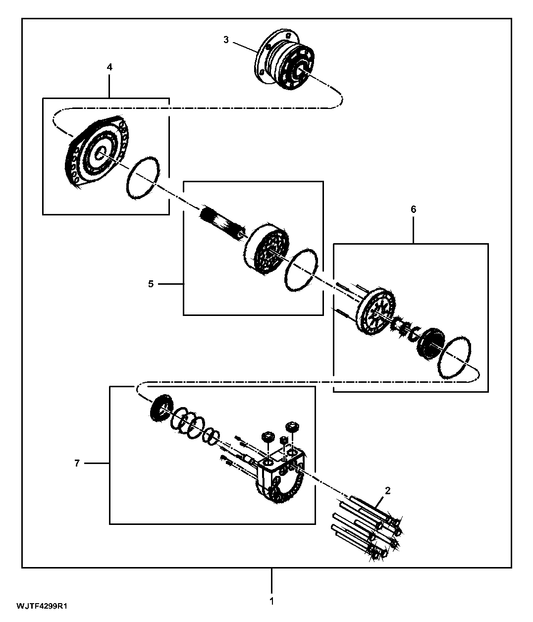 Hydraulic Motor, Feed Rollers (TMTW Series, Danfoss)