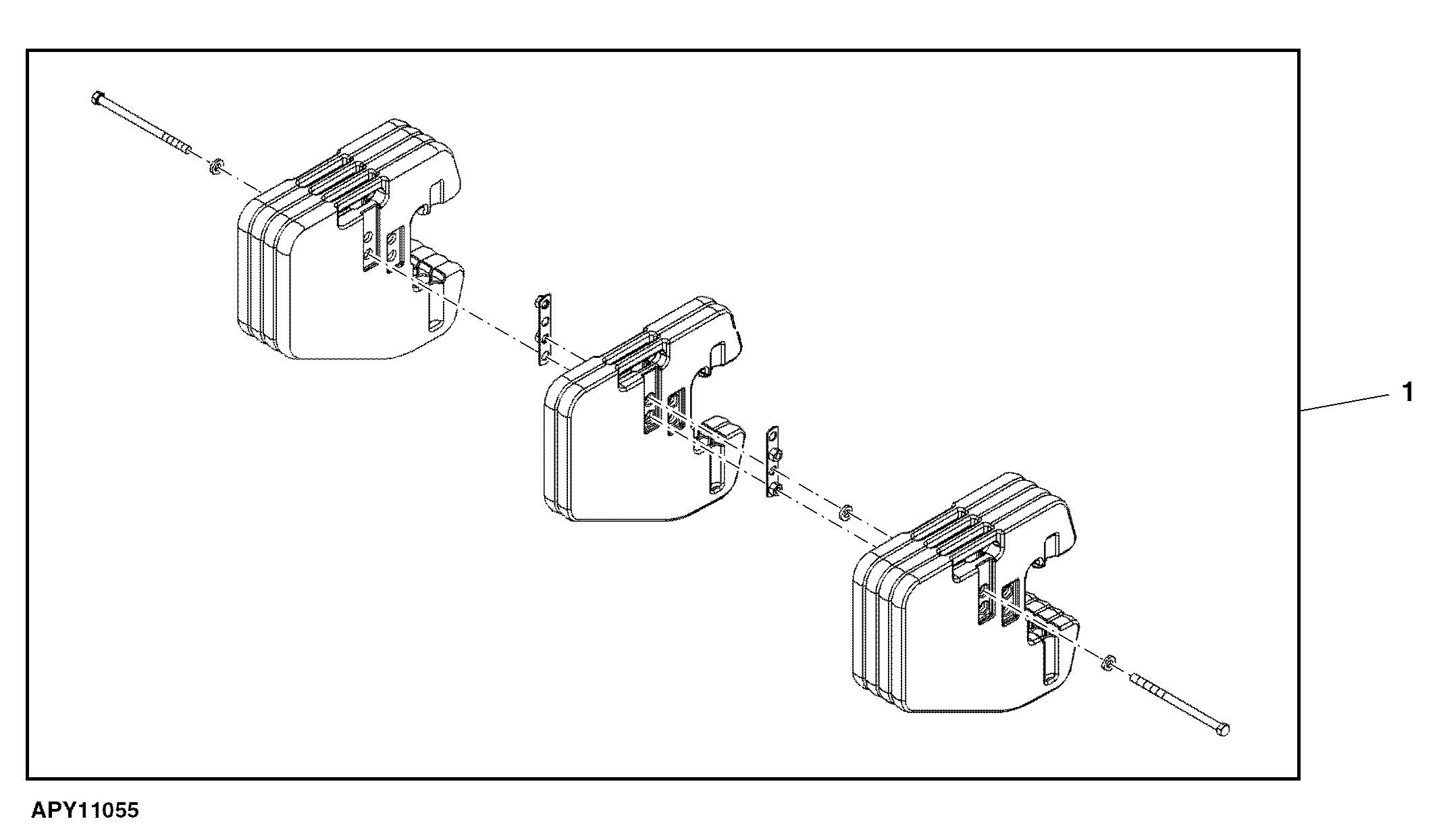Front Weight, Attachment