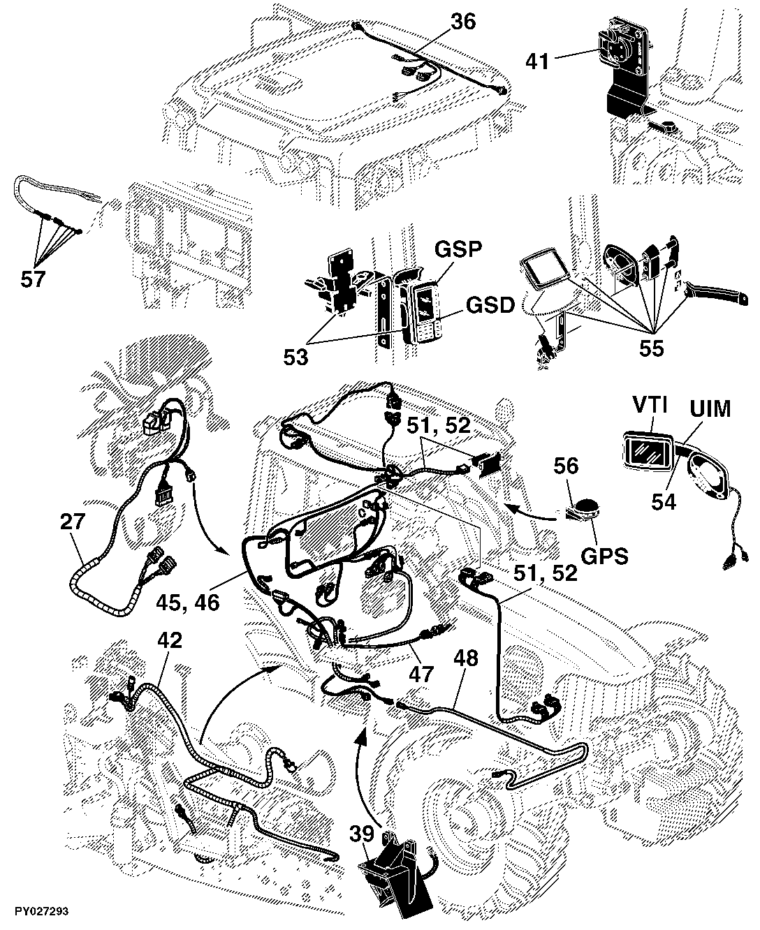 42 ELECTRICAL COMPONENTS / WIRING HARNESSES AND PRECISION FARMING EQUIPMENT