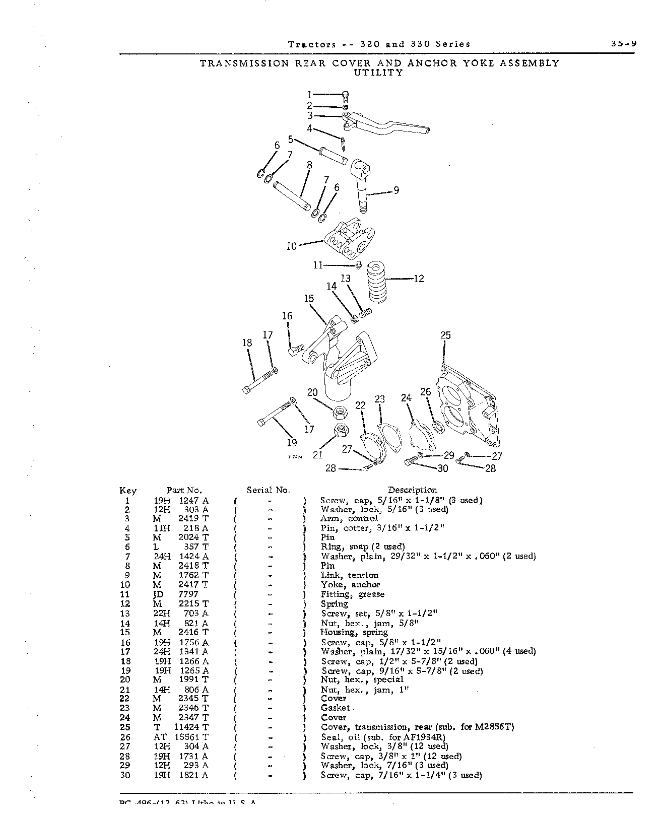 Anchor Yoke Assembly (Continued)