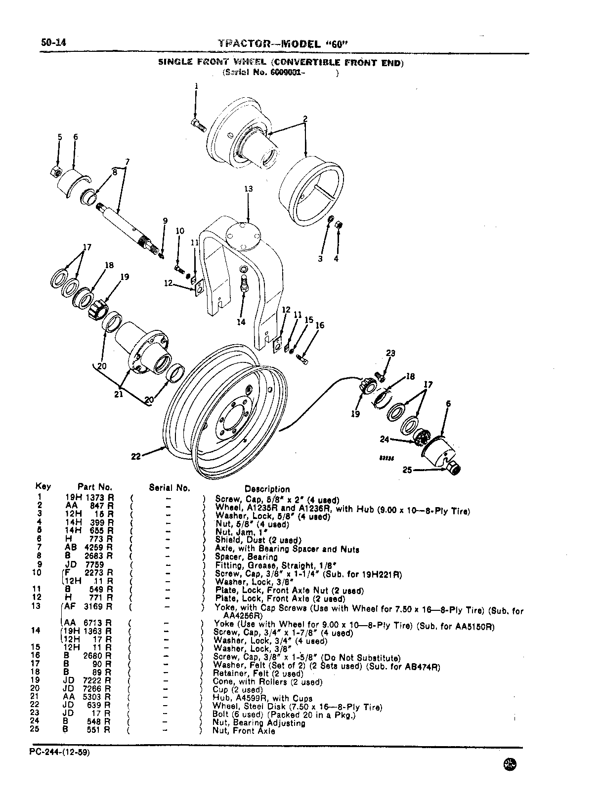 Section 50-Steering Mechanism, Front End Equipment,and Rear Wheels (Continued)