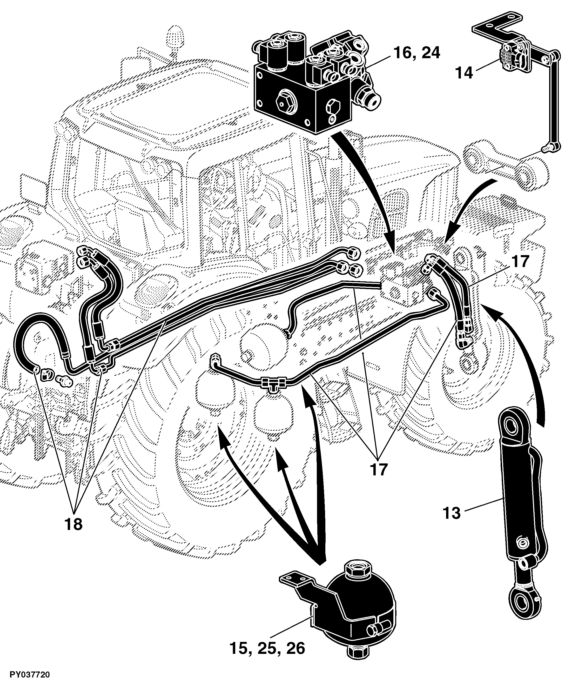 81 MFWD Front Axle Accessories and 2WD Front Axles