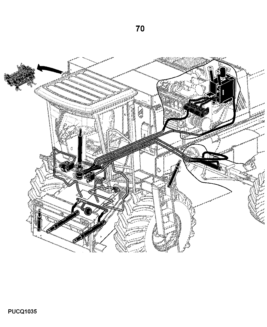 1165,1175 and 1175 Hydro Walker Combine (s.n. 060155-091543)(South American Edition)