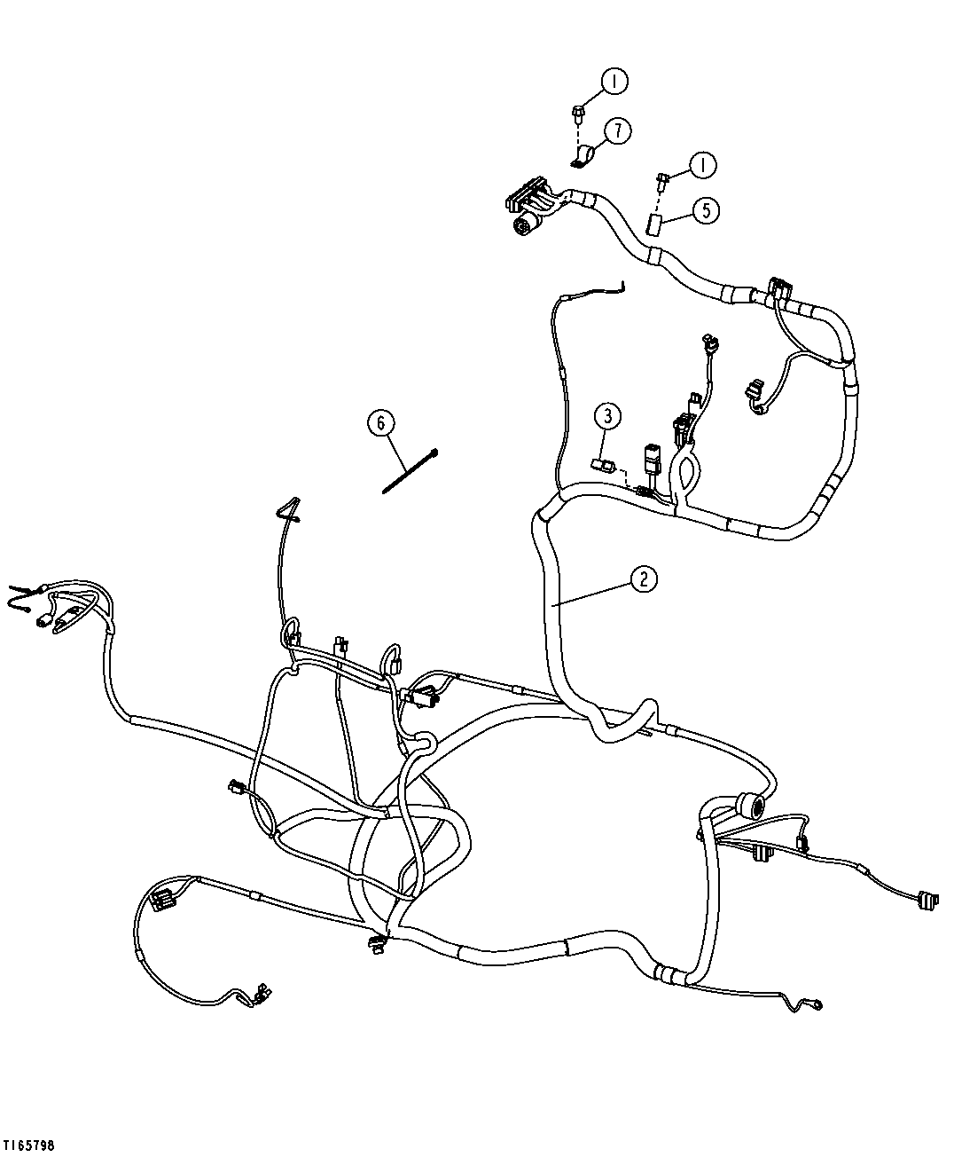 TRANSMISSION WIRING HARNESS (SERIAL NO. 920839- )