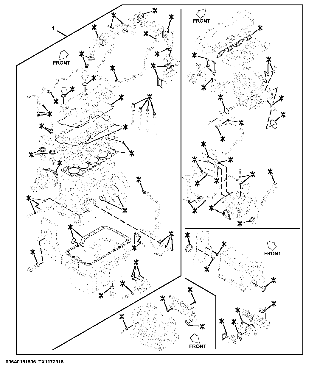 0-05 Engine Gasket Kit