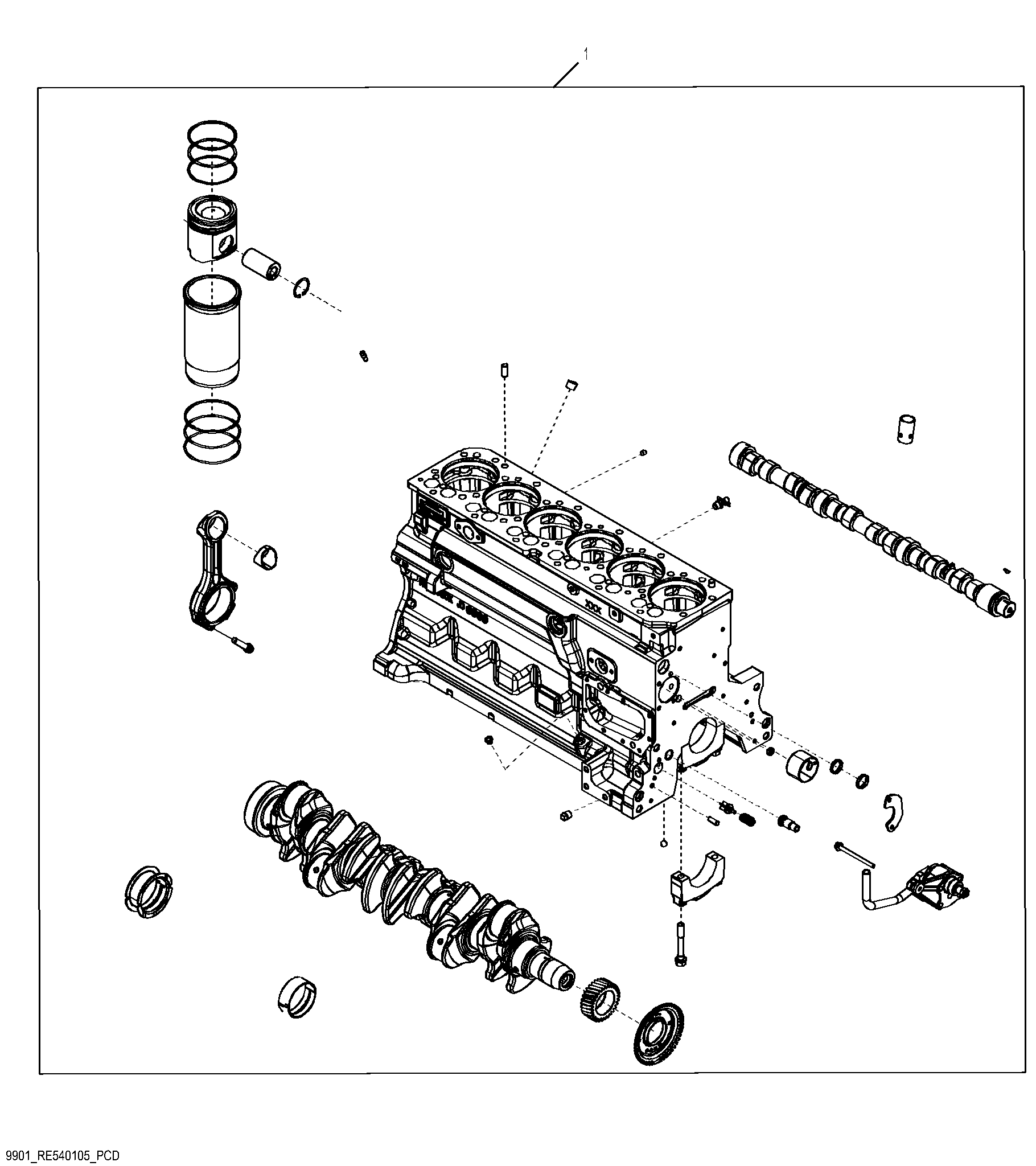 9901 Short Block Assembly