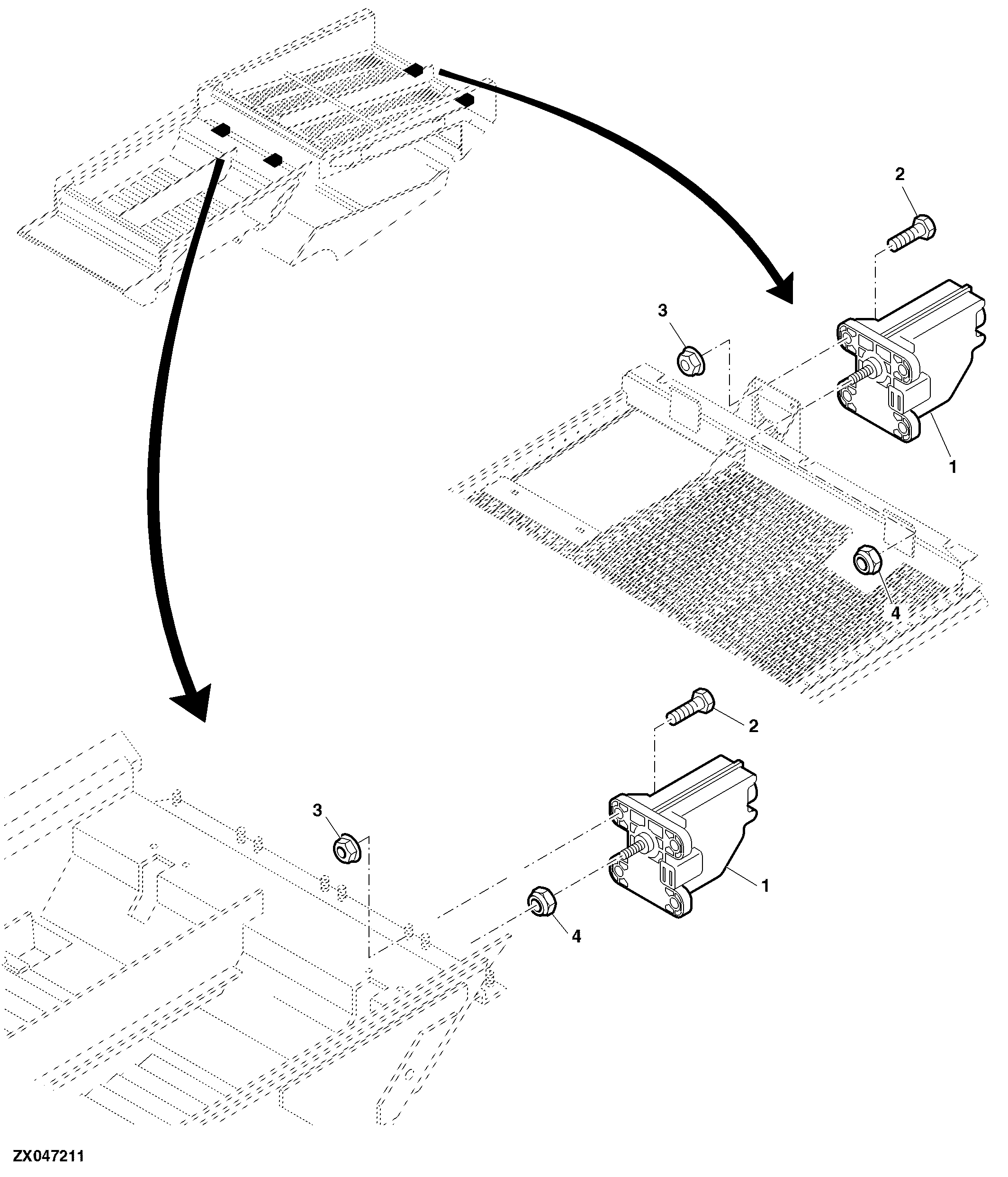 Motor For Electrically Adjustable Pre-Cleaner and Chaffer Sieves