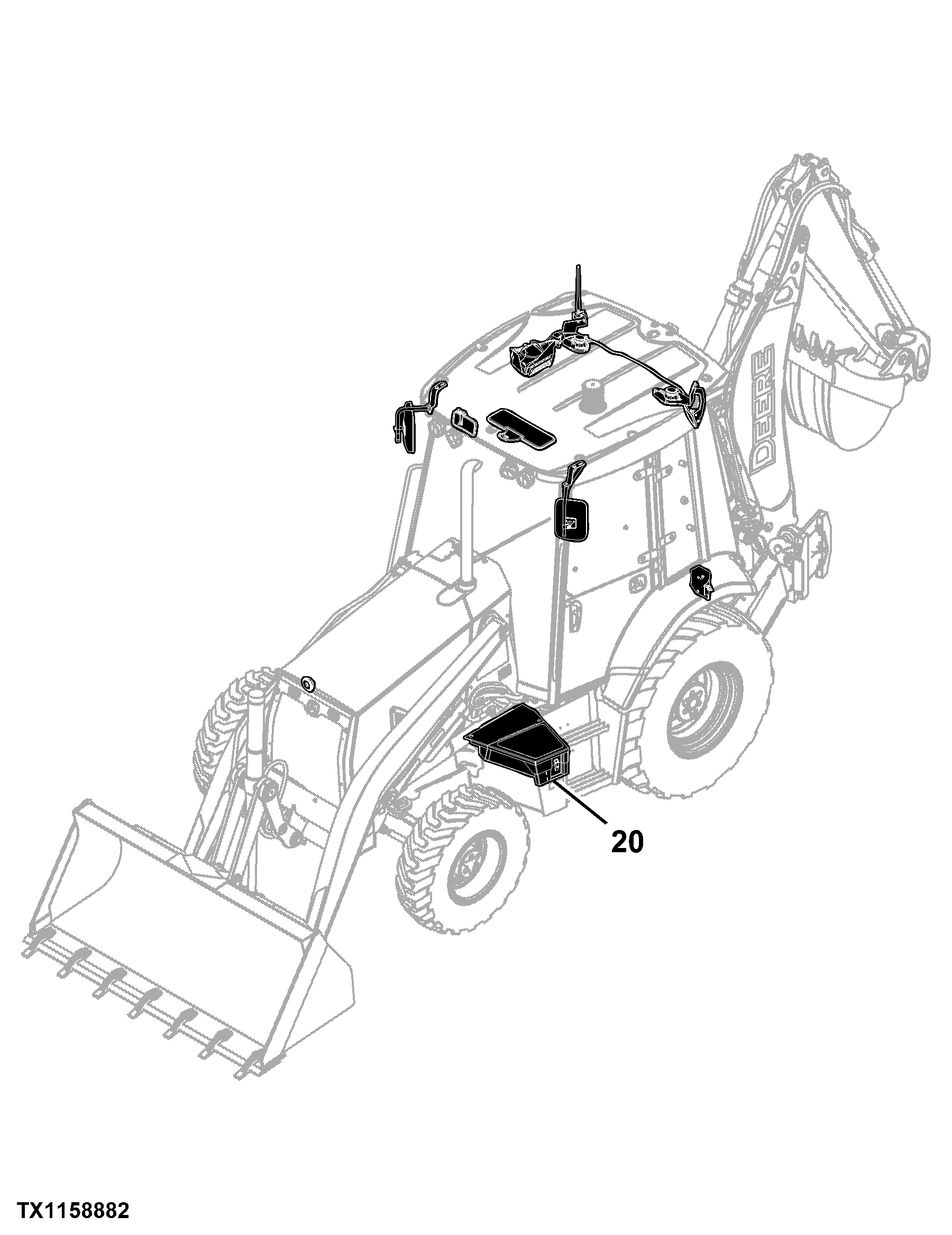 310K Backhoe Loader (Engine 4045TT096, 4045TBZ01)(PIN: 1BZ310KX_ _C000001- )