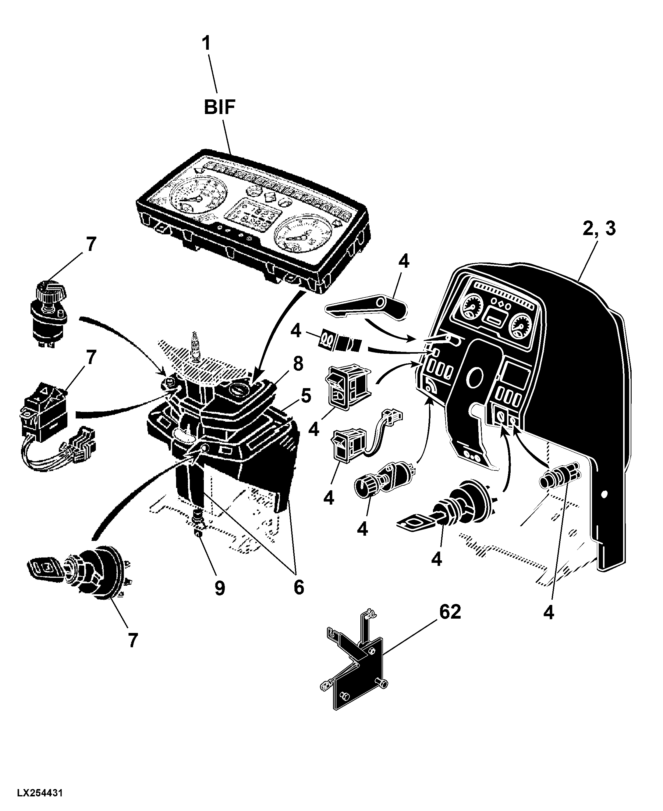 93 Operators Station, Controls And Accessories