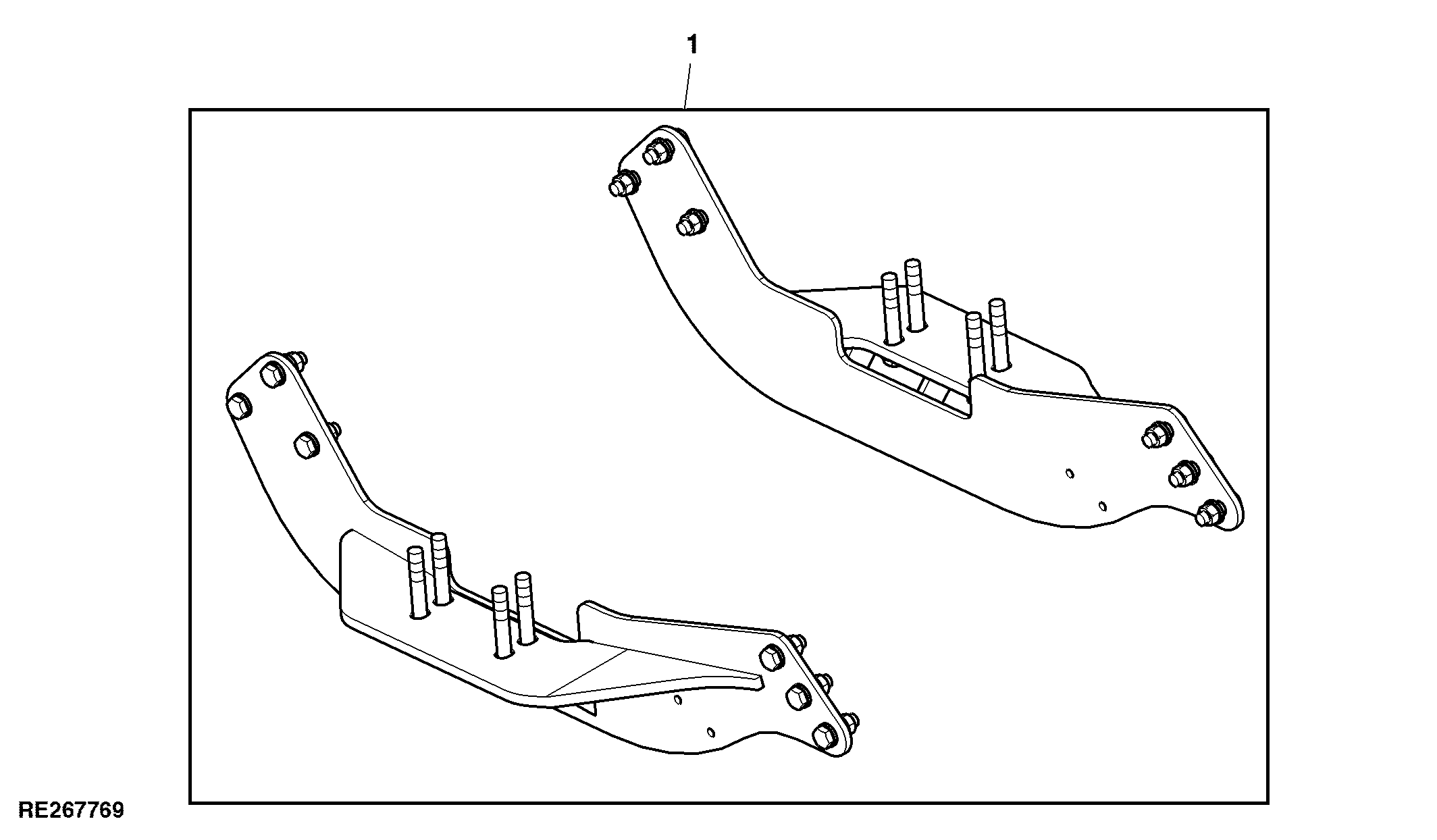 Attachment, Front Axle Support