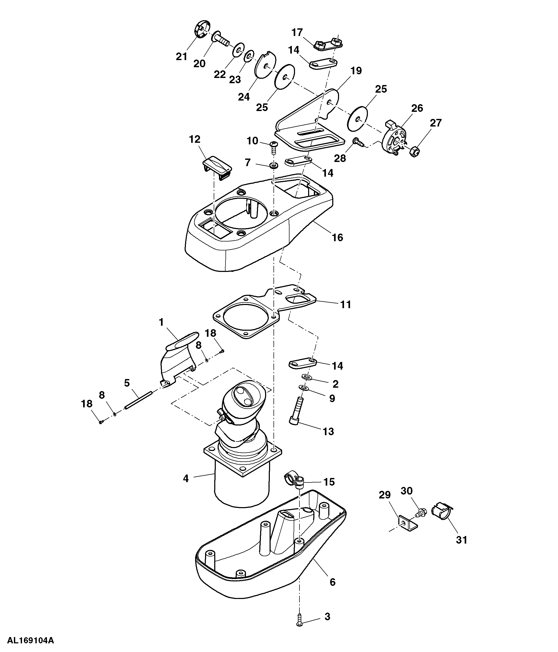 Multi Function Lever, Armrest Integrated, W/ IVT™