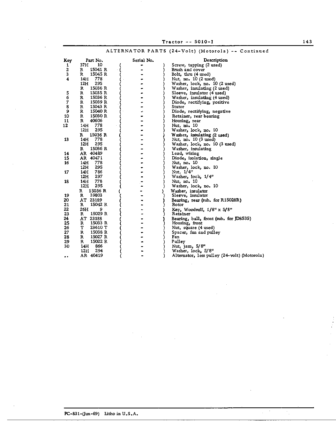 Electrical System (Continued)