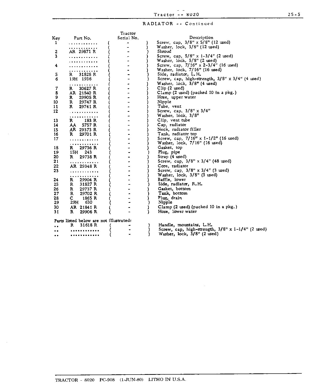 Section 25-Cooling System (Continued)