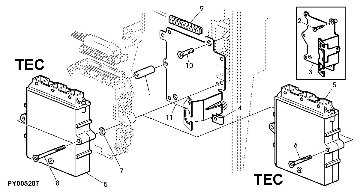CONTROL UNIT TRACTOR EQUIPMENT INTERFACE (TEC)