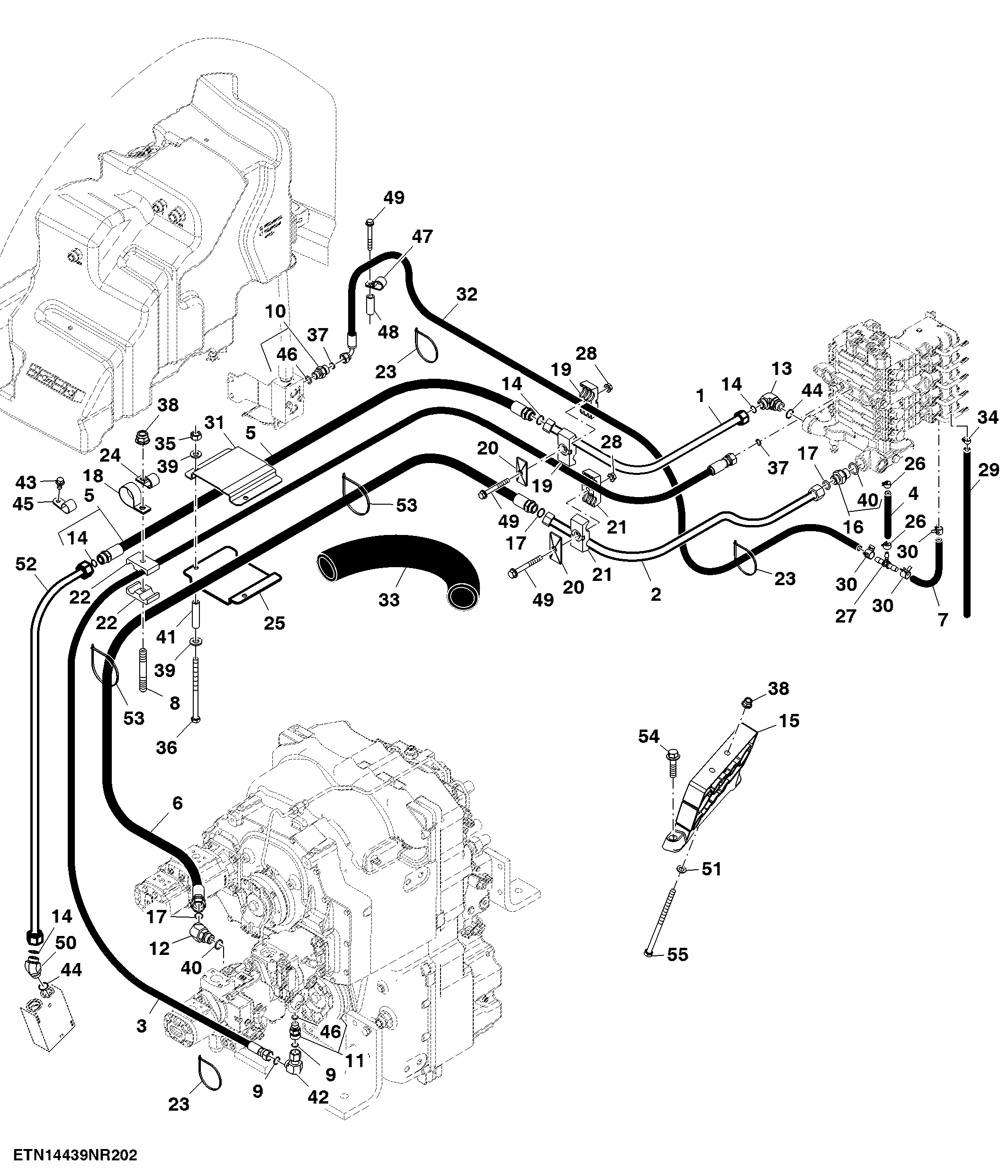 Selective Control Valve Lines, High Flow, PST, W/ Hitch (2/2)