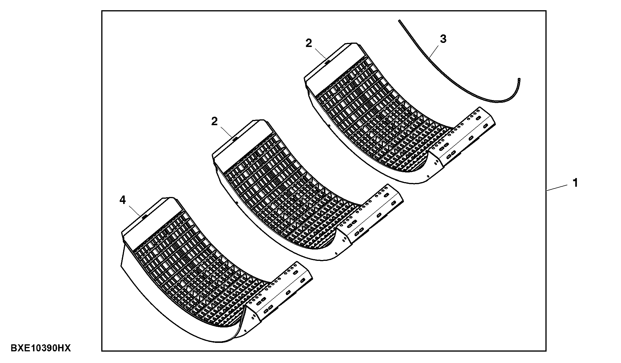 Attachment, Large Wire/ Regular Wear Concave Kit