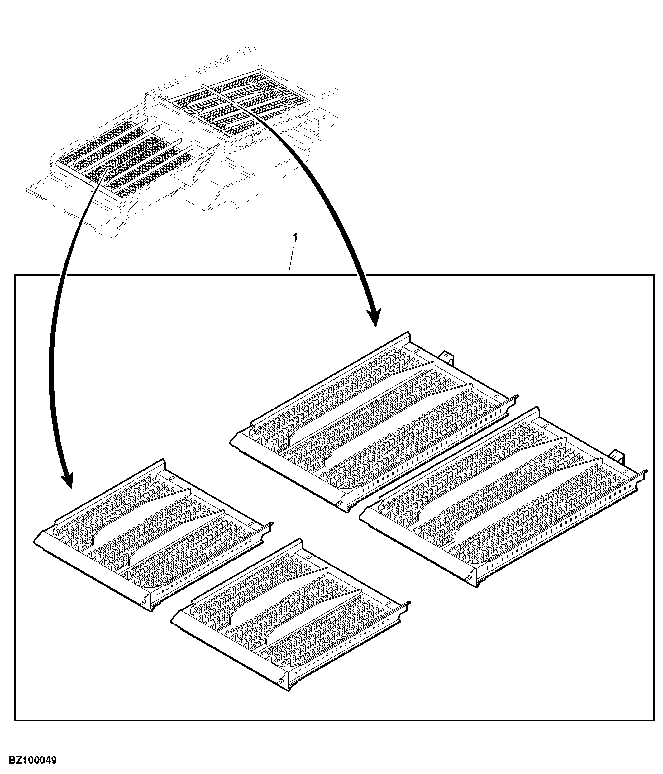 Corn Sieves, Electrically Adjustable, CZ/4, Attachment