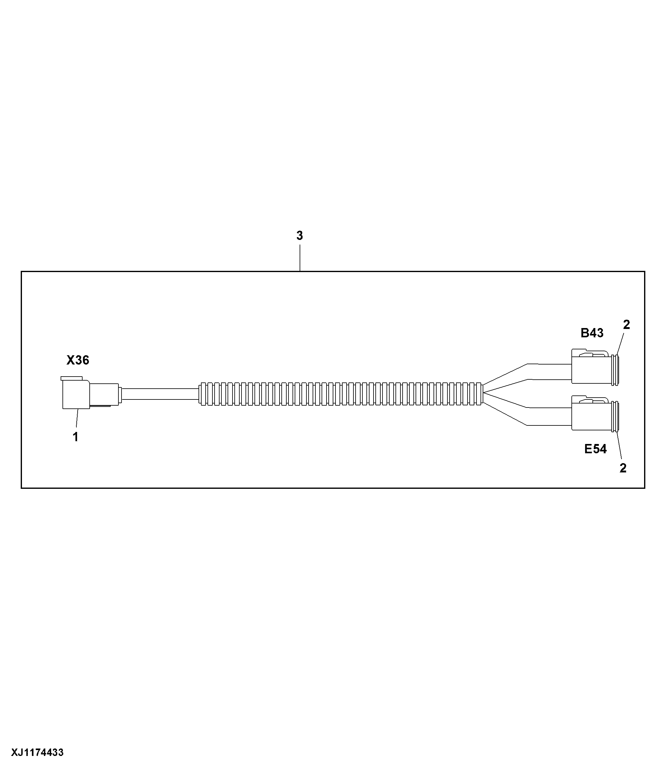 Wiring Harness, Reverse Warning Alarm and Light