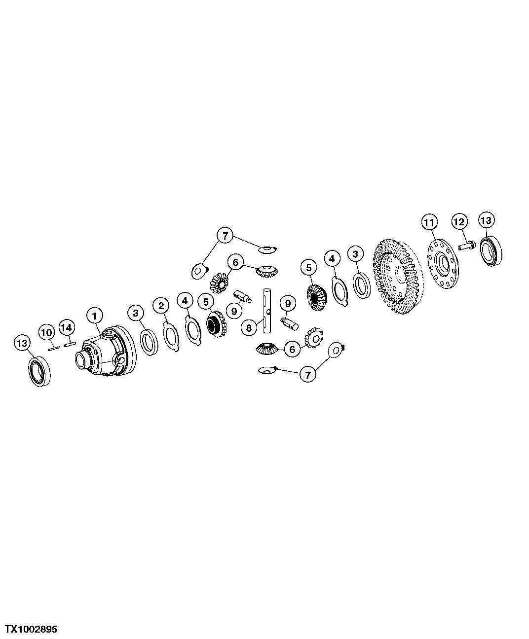 Standard Differential Carrier Assembly (604690 - )