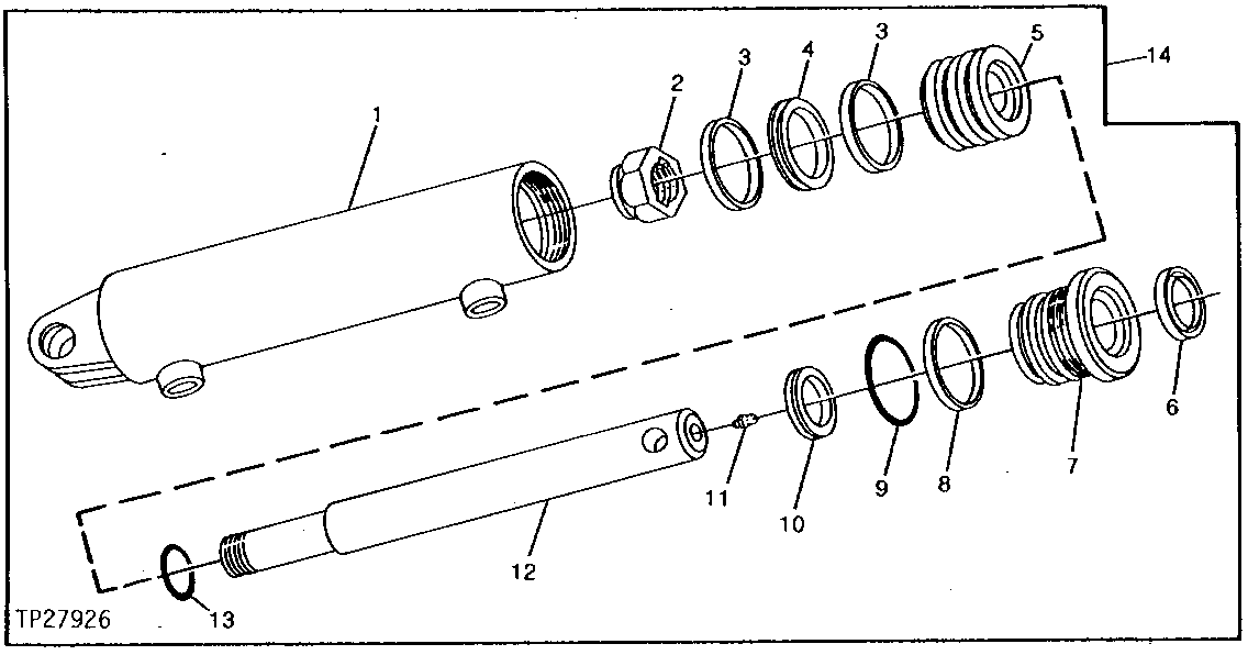 Multi-Purpose Bucket Cylinder Components ( - 889259)