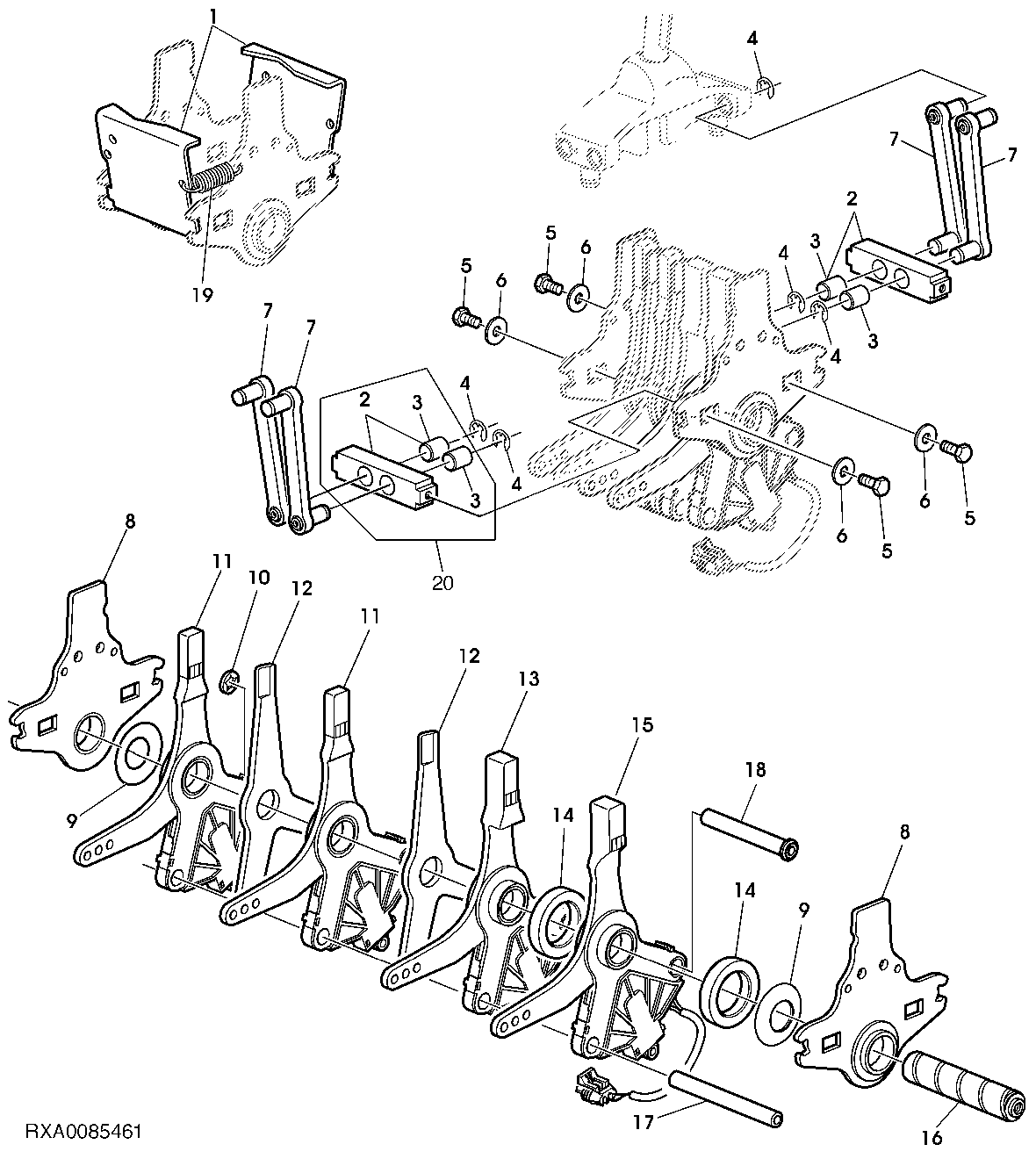 Range Shift Components, 24-Speed (PowrQuad™ Plus) (012451 - )
