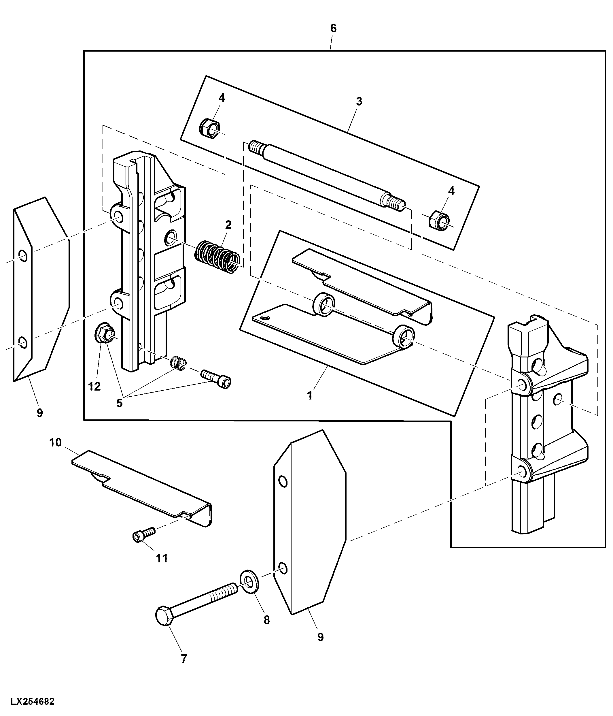 BRACKET, TRAILER HITCH HEIGHT ADJUSTABLE - 4 POSITION
