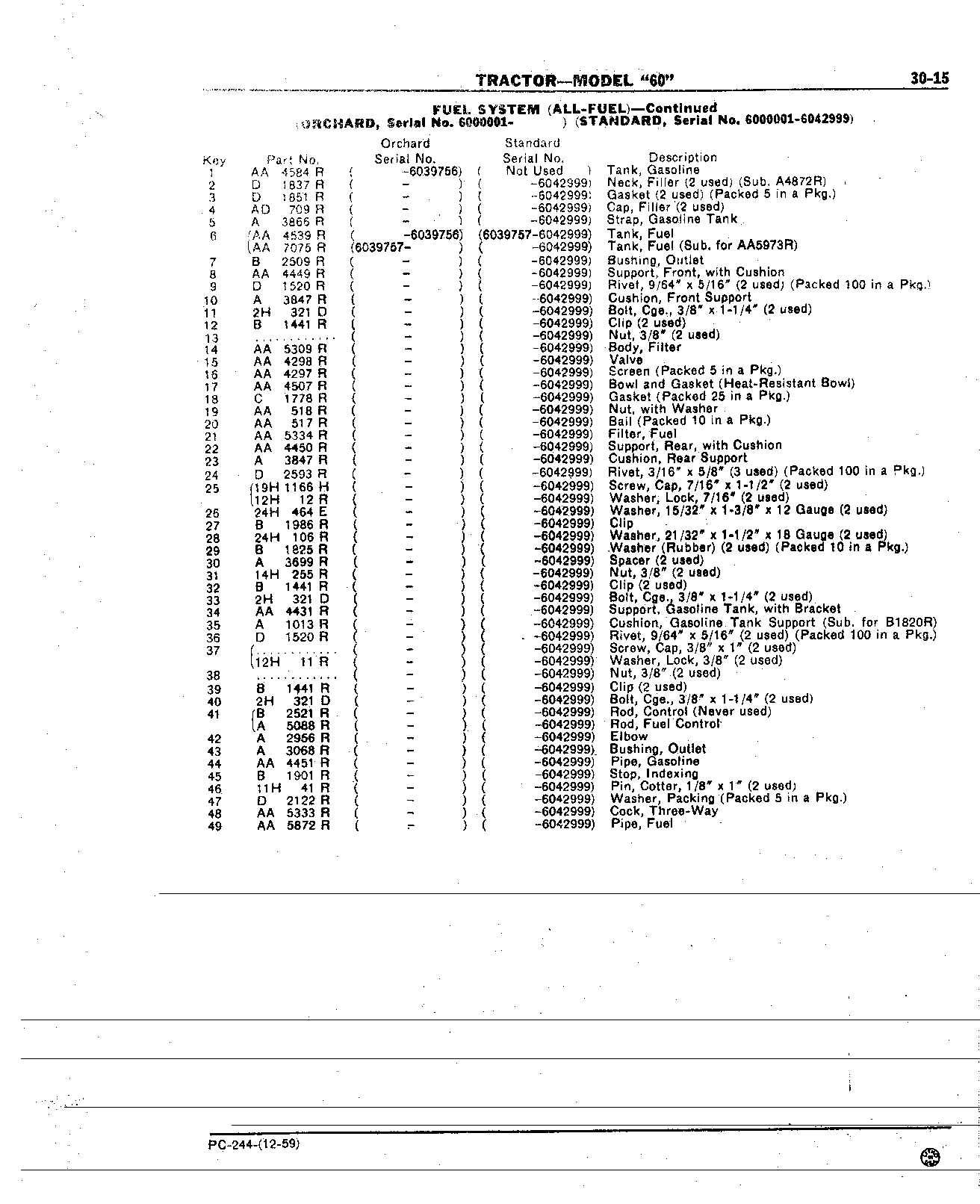 Section 30-Fuel System (Continued)