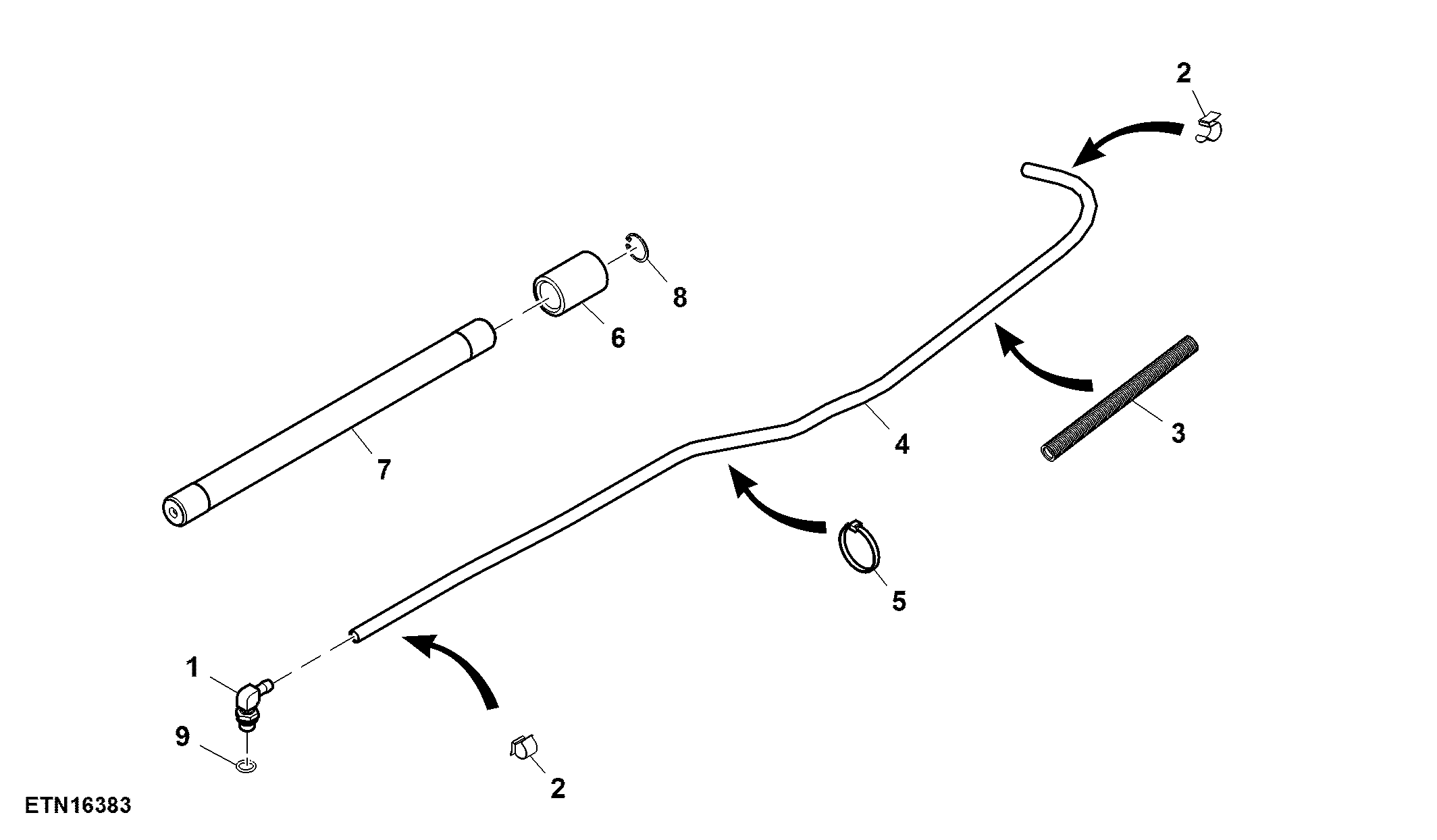 Mounting Parts, PowrQuad™, W/ Mechanical Reverser Control