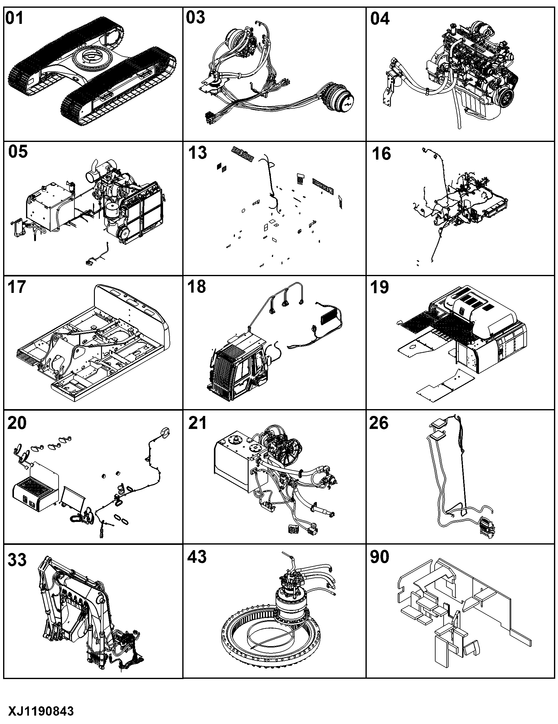 E330LC Excavator (PIN:1YNE33AL_ _C600002- )(PIN:1YNE33AL_ _D600025- )(Engine: 6090HT009, 6090HT007)