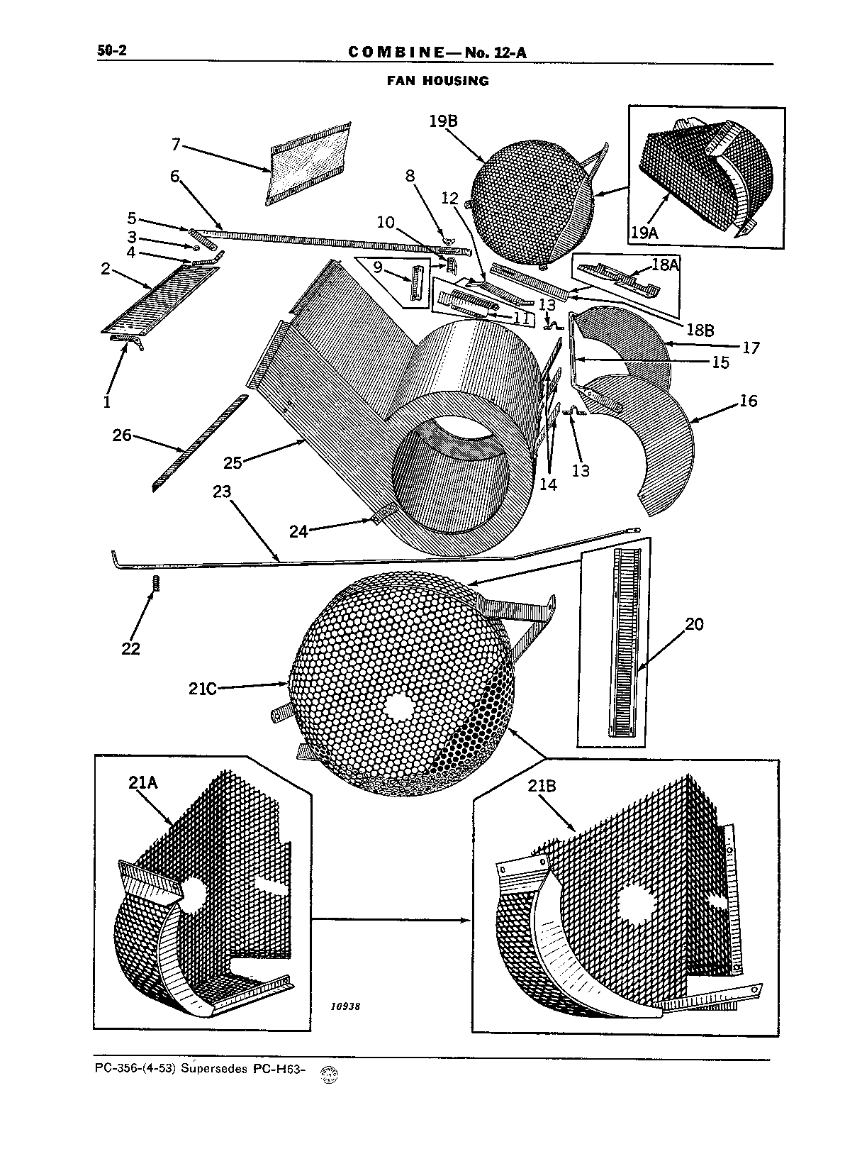 Section 50-Fan and Fan Housing (Continued)
