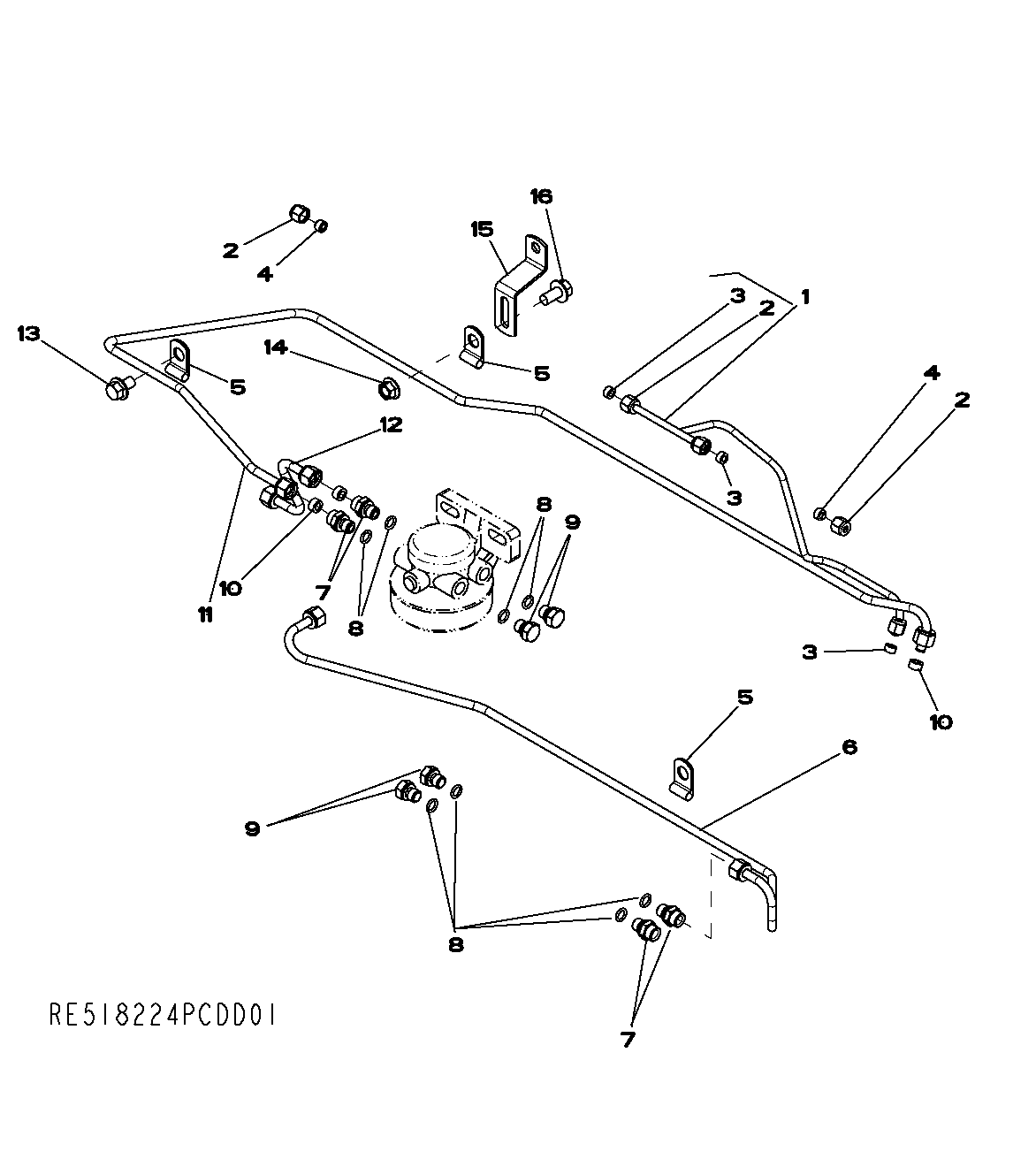 FUEL LINES (FUEL FILTER - FUEL INJECTION PUMP)