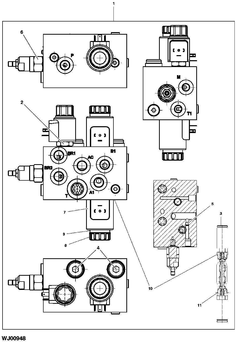 Rotating Cab Valve Components (005042 - 005249)