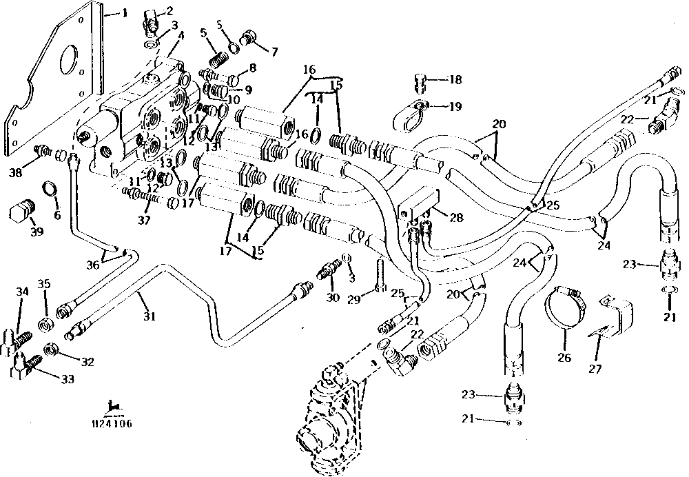 Control Valve, Flow Control Valves, Rear Hydraulic Lines (Power Rear Wheel Drive)