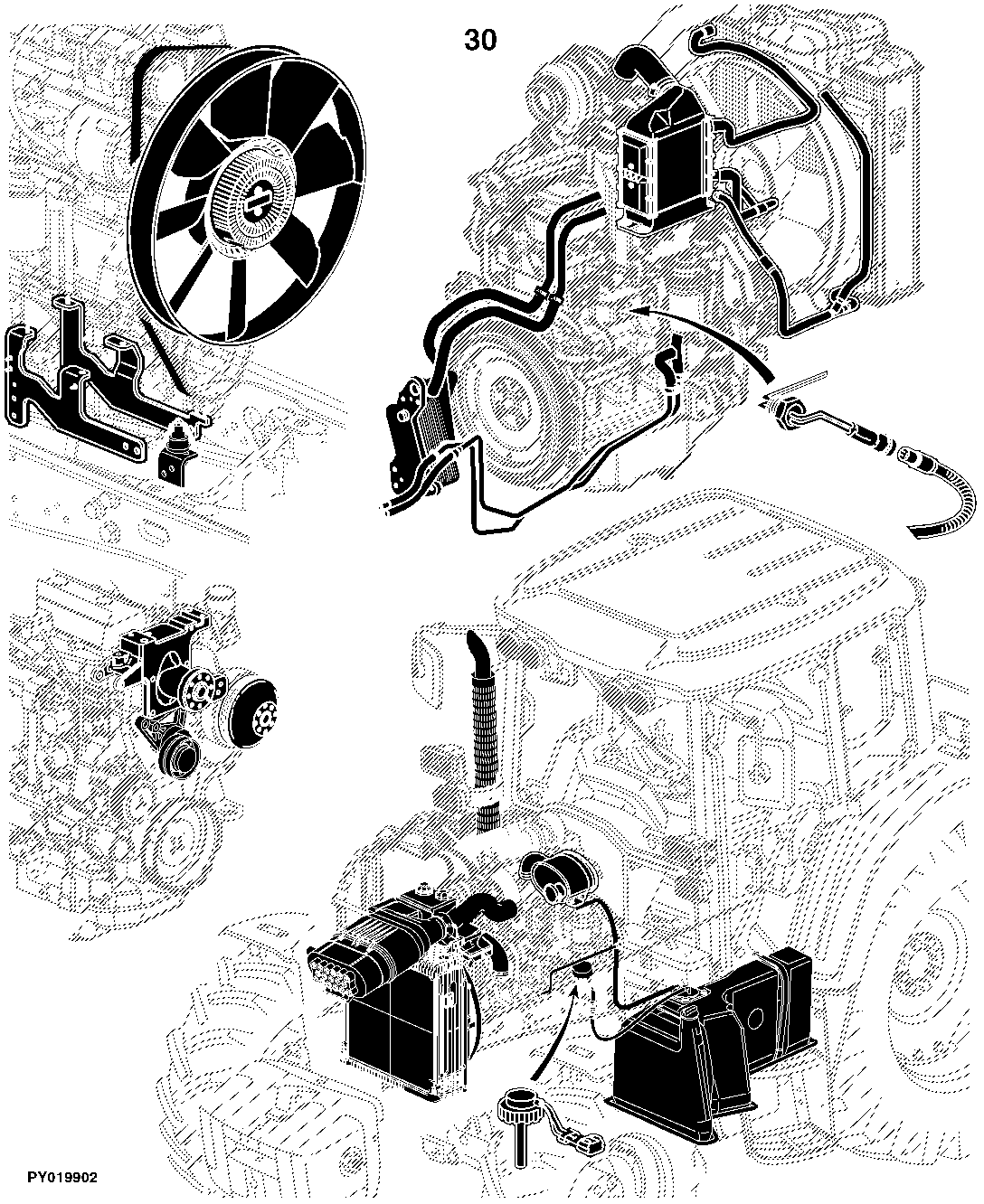 6534 Tractor (Engine 4045HL288) (Europe Edition)