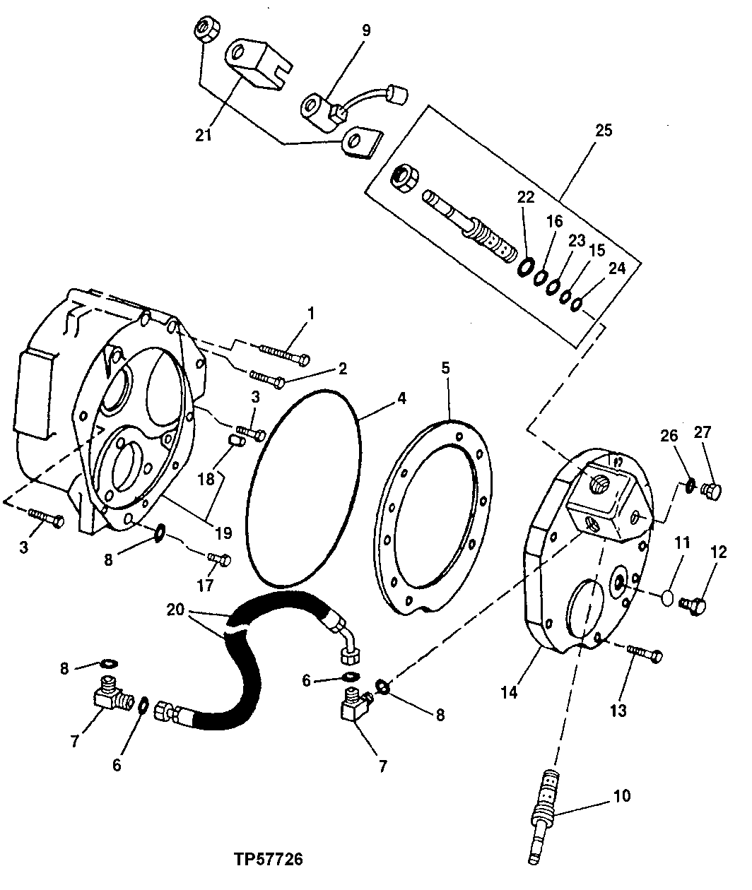 Transfer Drive Gear Case Housing (w/MFWD) ( - 872328)