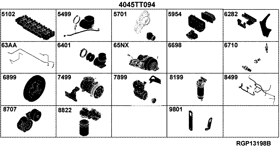 04C Engine 4045TT094-RE528505-RE537471-RE540790