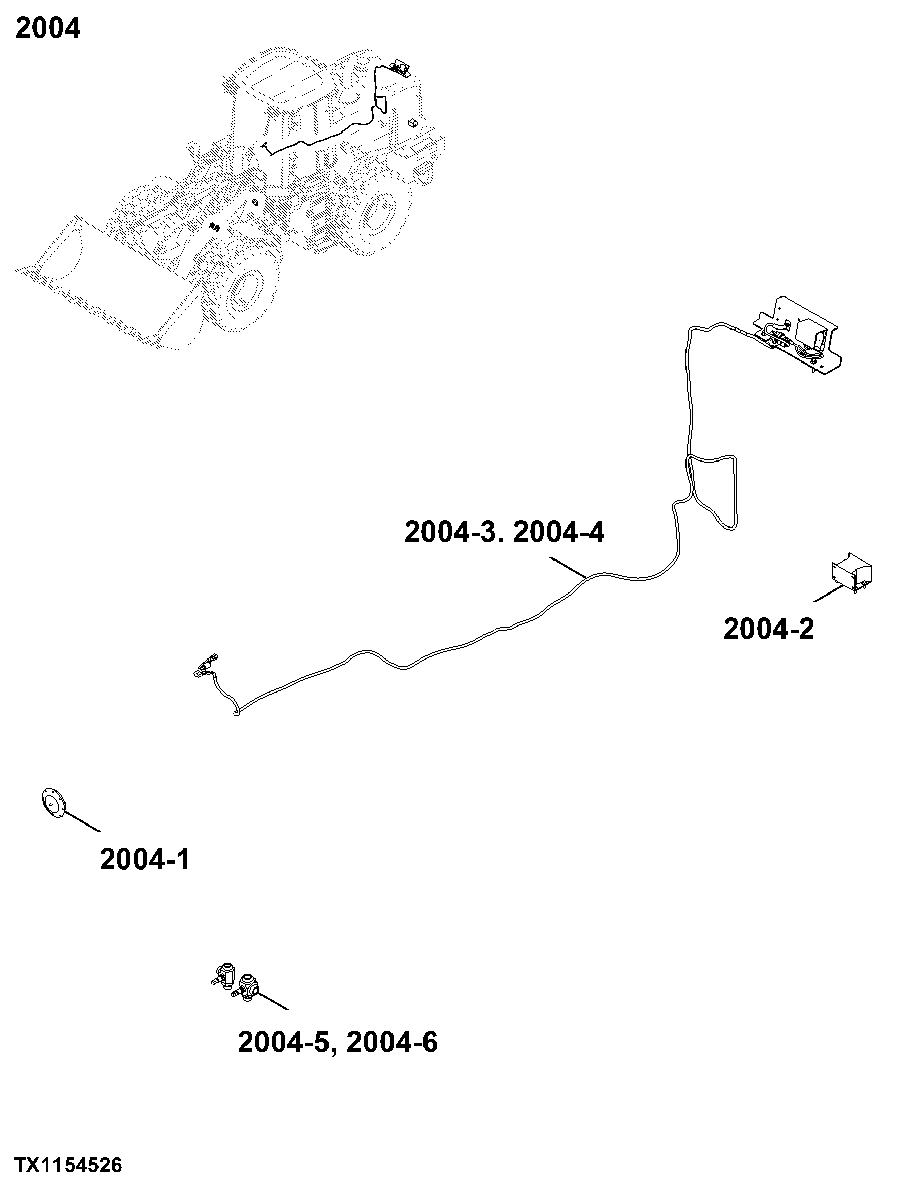 2004 Warning Devices Including Horn & Reverse Alarm