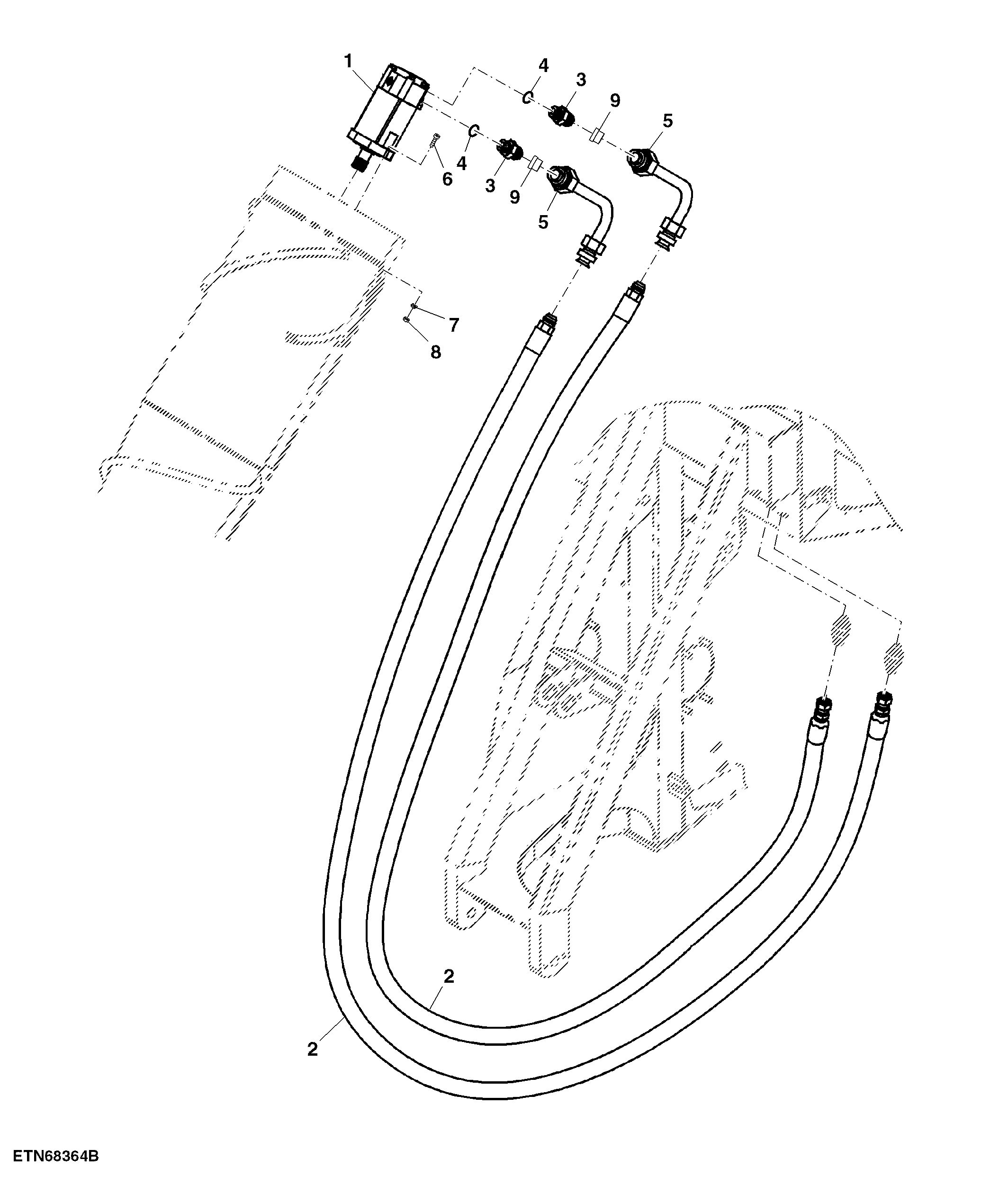 Crop Divider Lines, W/o Outer Scroll, LH (Track)