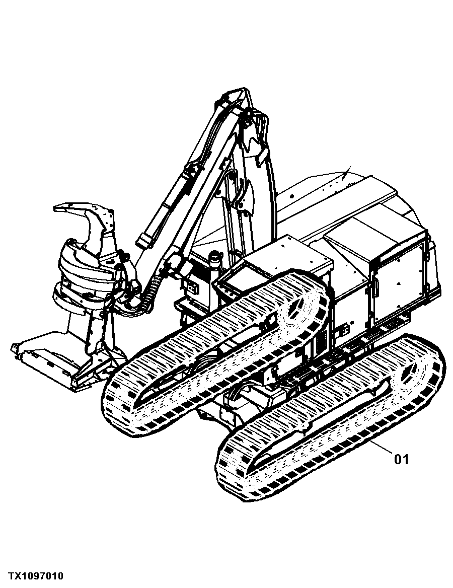 909K Tracked Feller Buncher (PIN: 1T0909KX_ _D181103 - D270472)(PIN: 1T0909KX_ _C181103 - C270472)