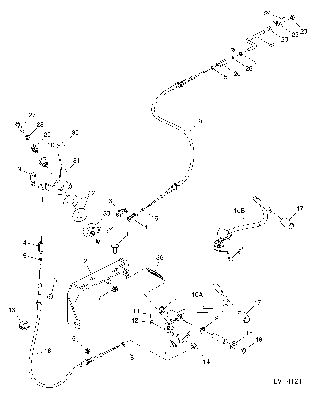 Accelerator (With CAB/Isolated Open Operator Station) (420001 - )