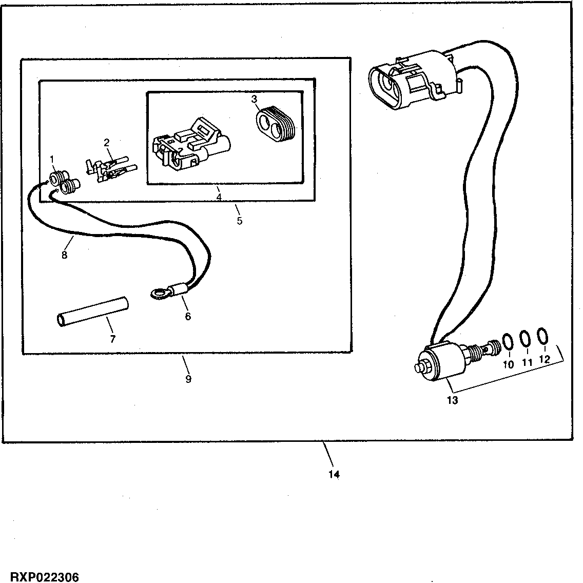 DIFFERENTIAL LOCK SOLENOID VALVE REPLACEMENT KIT