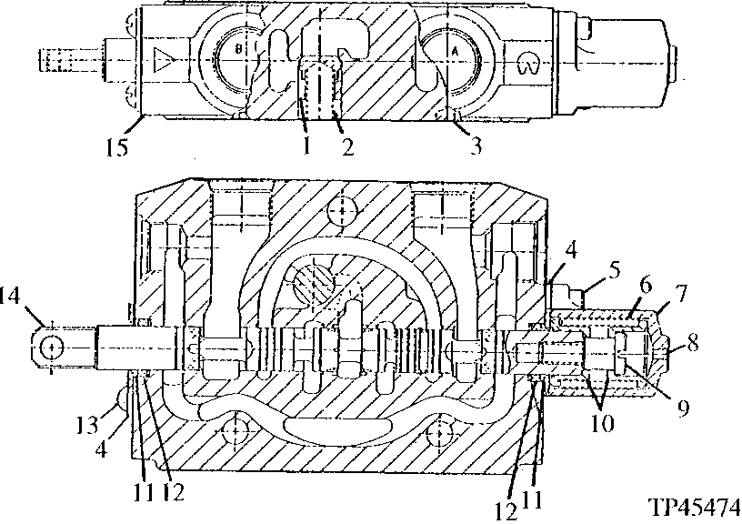 Auxiliary Section (Third Function) (Husco) (801200 - )