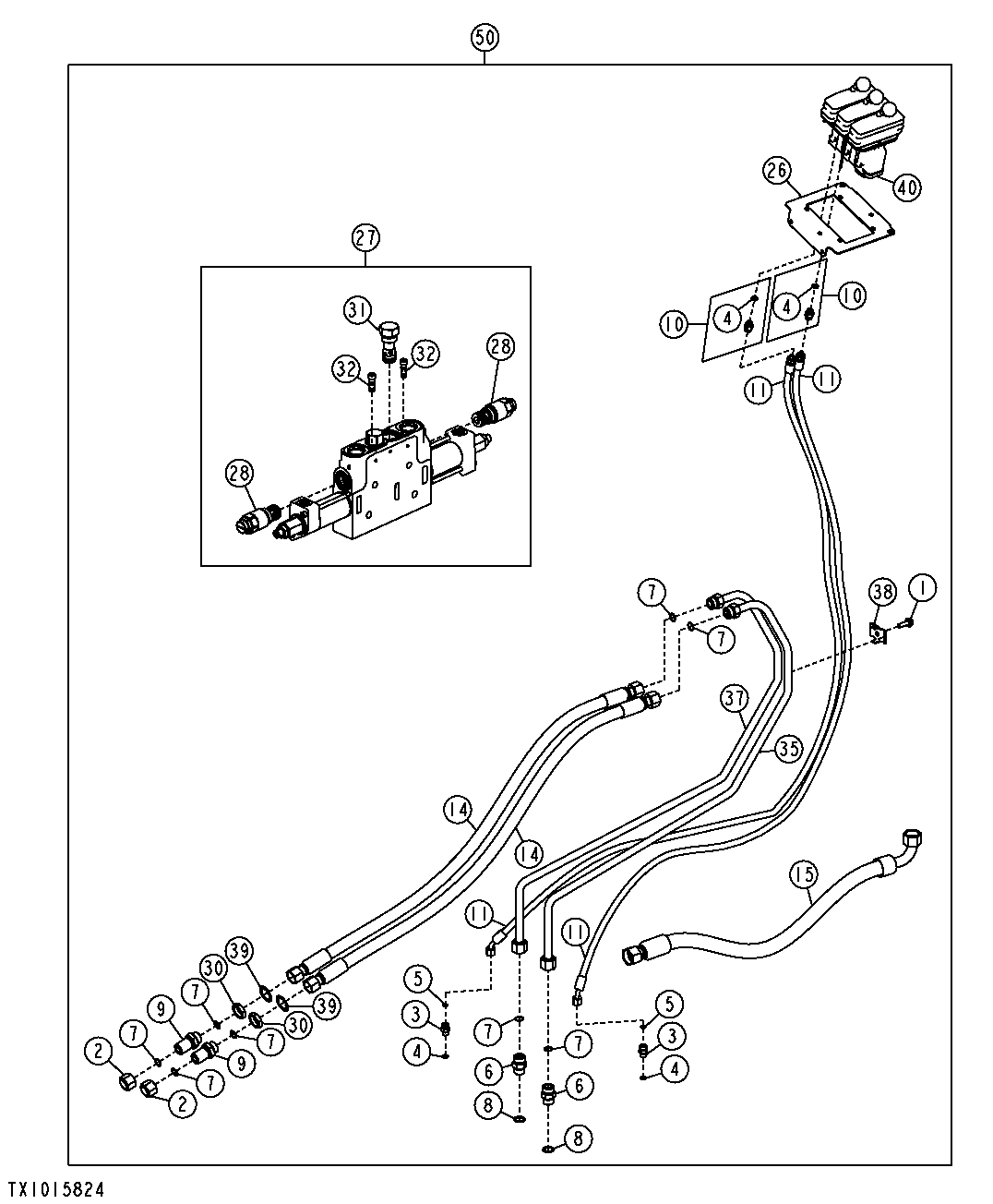 Two Lever To Three Lever Pilot Controller Conversion Kit (Z-Bar)