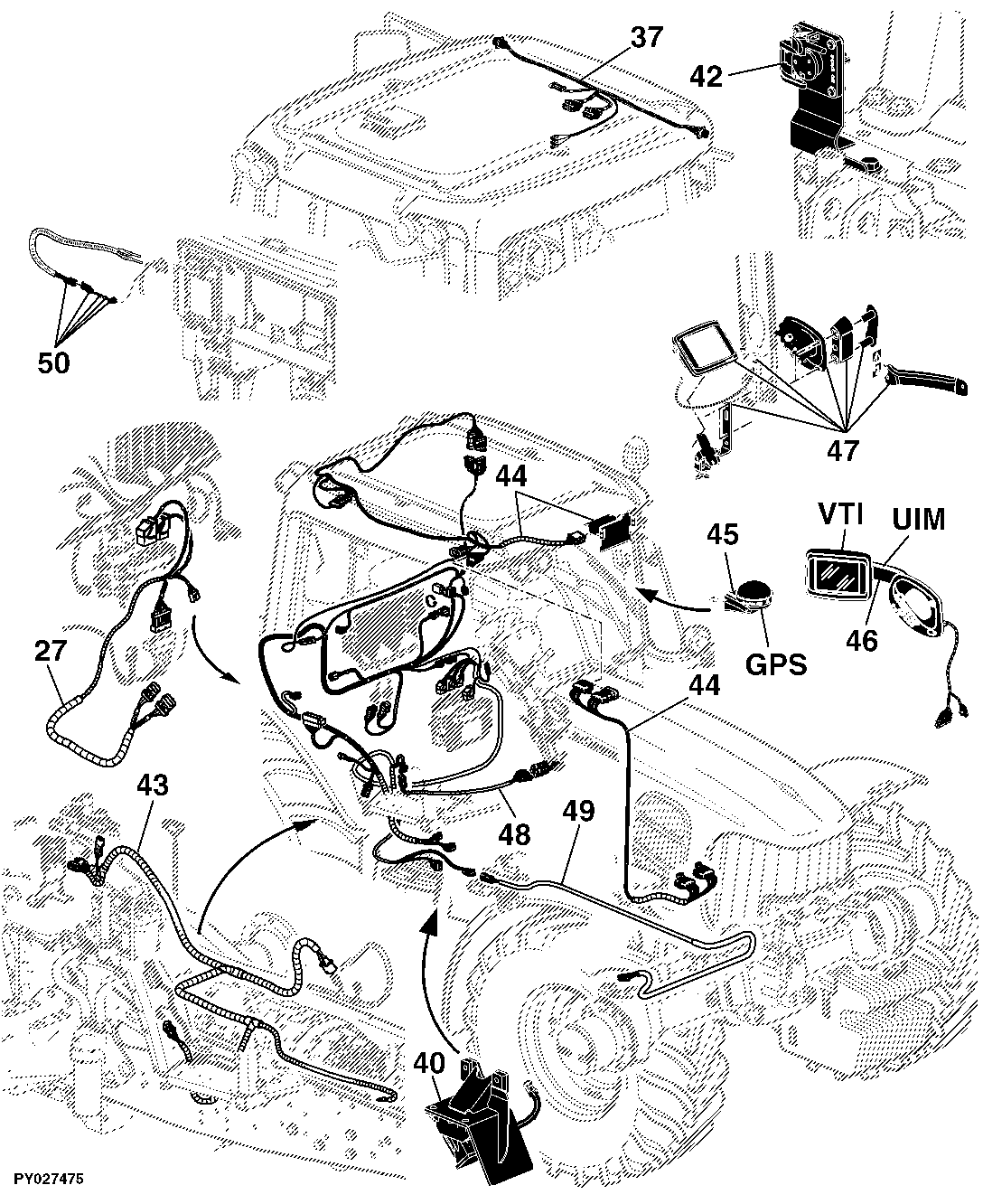 42 ELECTRICAL COMPONENTS / WIRING HARNESSES AND PRECISION FARMING EQUIPMENT