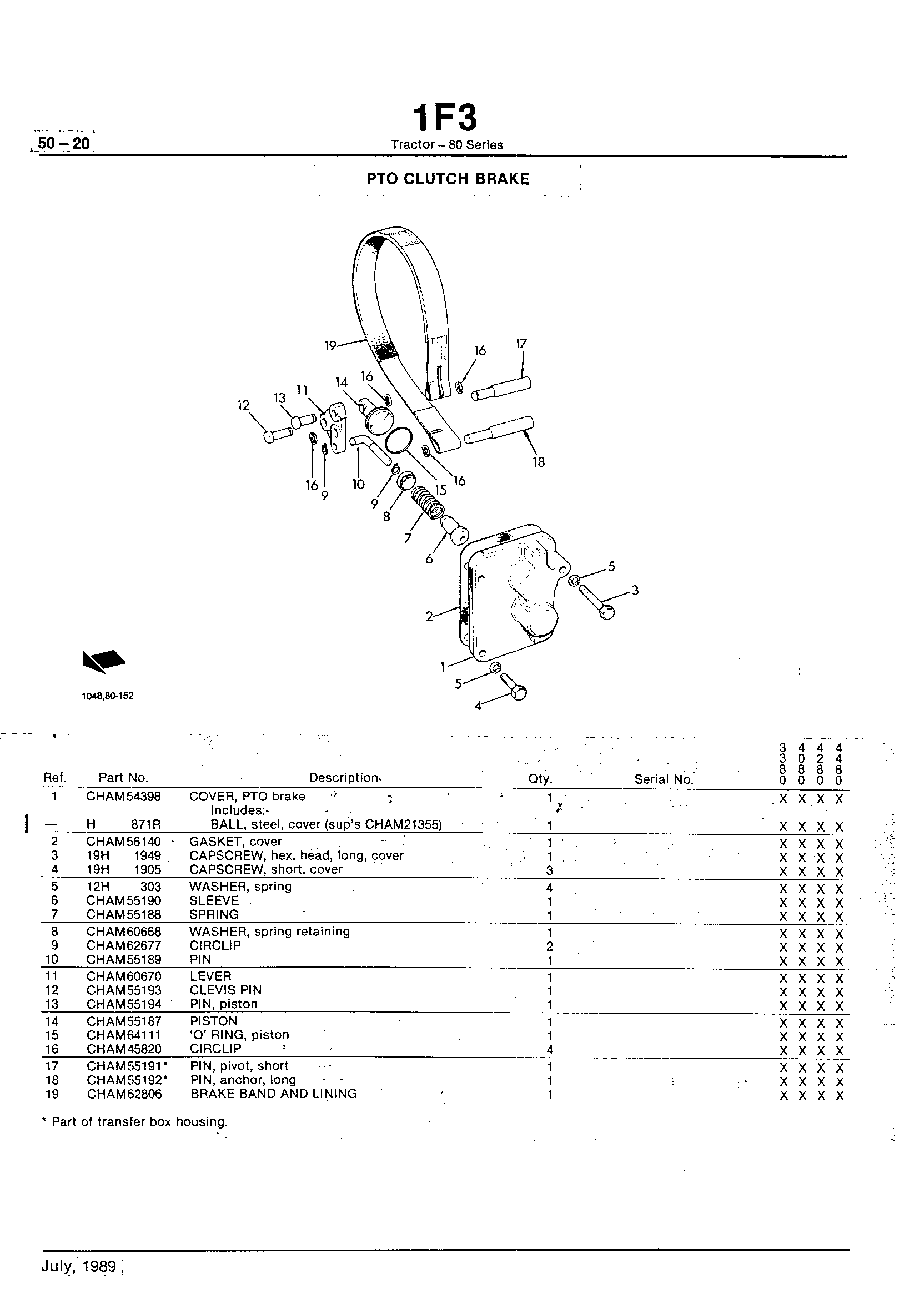Power Train PTO Clutch Brake